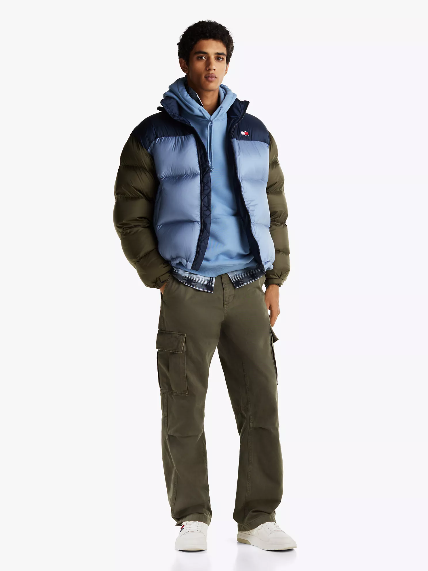 Tommy Jeans Loose Straight Cargo Pant
         - Fatigue Green