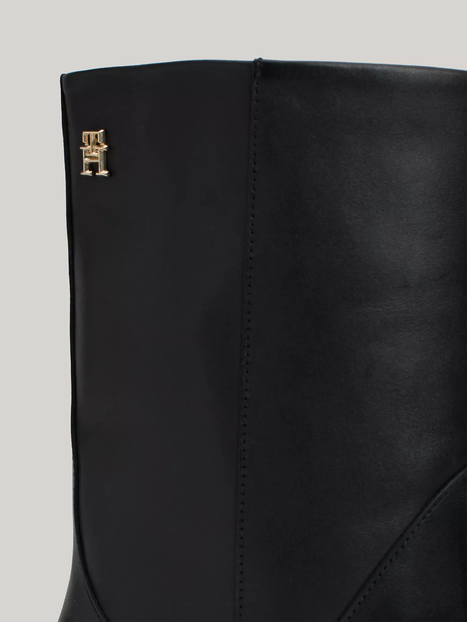 Leather Heeled Cowboy Boot - Black 14 Leather Heeled Cowboy Boot
- Black