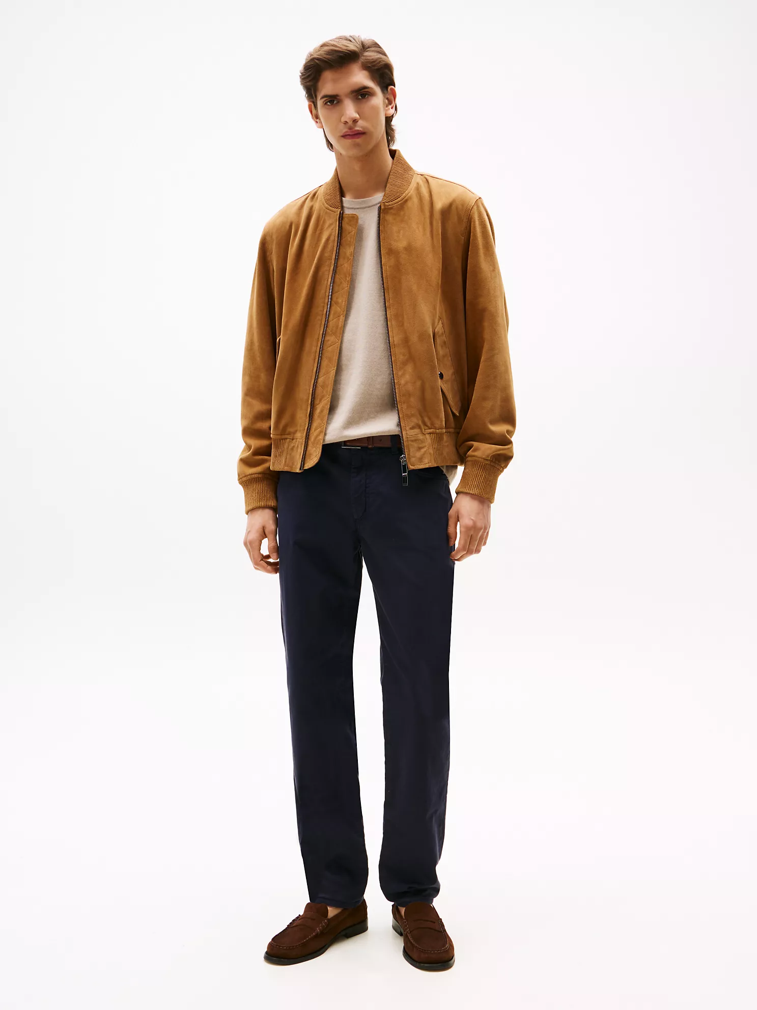 5-Pocket Stretch-Twill Straight Pant
         - Navy
