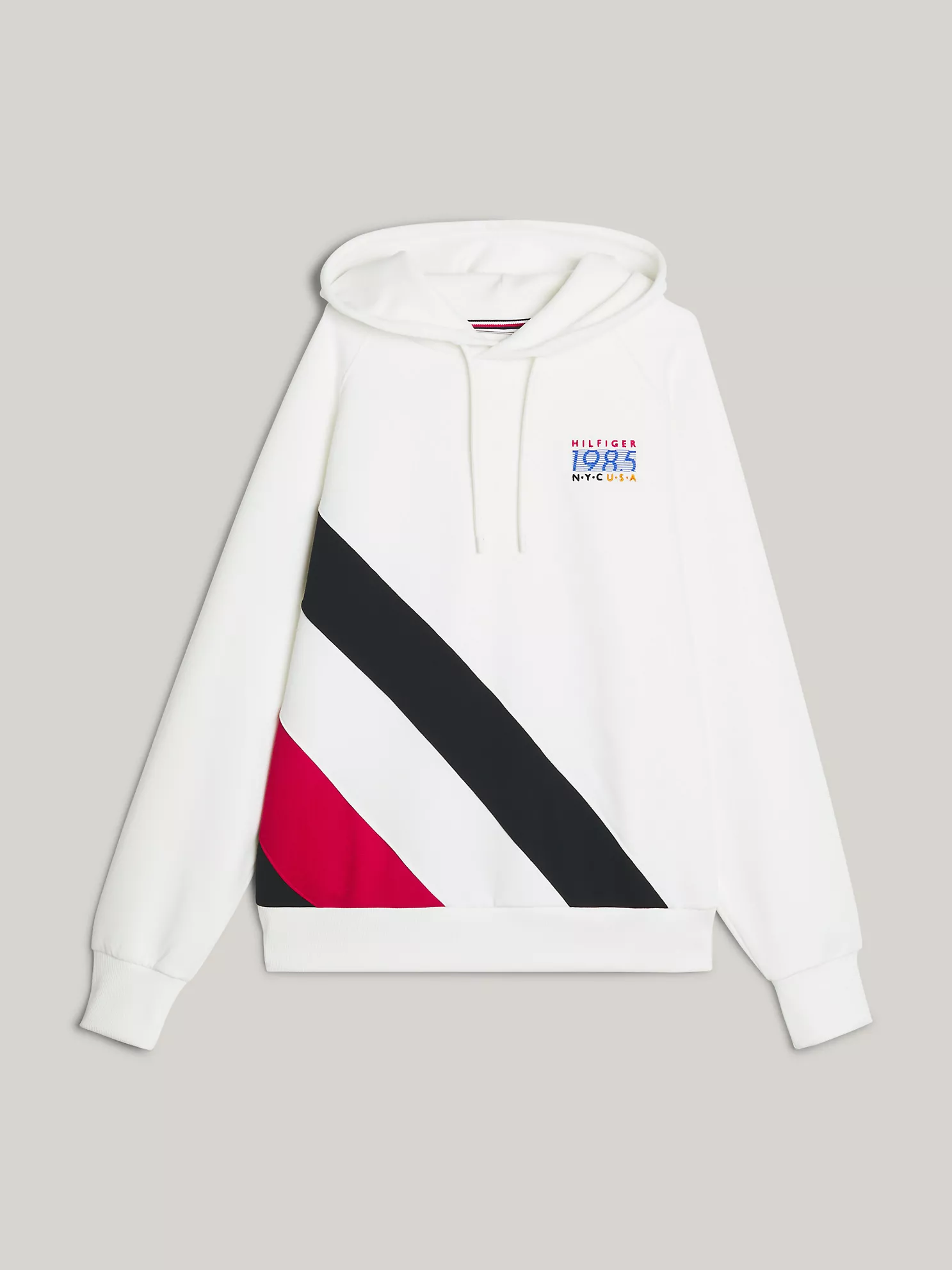 Hilfiger Team Stripe Hoodie - Ecru 14 Hilfiger Team Stripe Hoodie
- Ecru