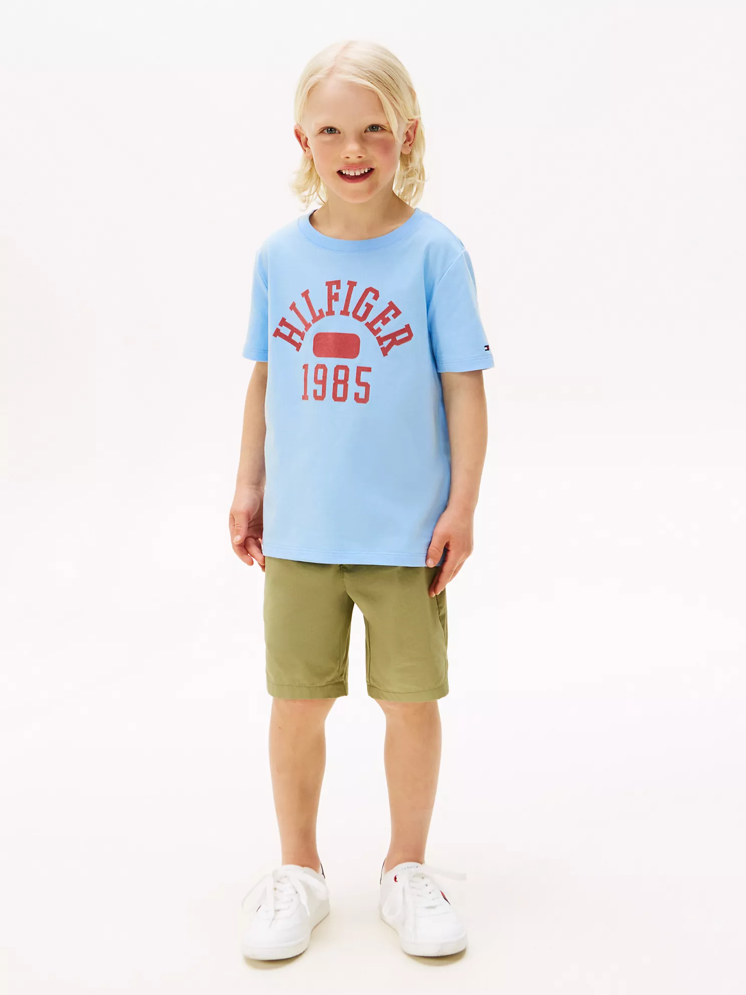 Kids' Hilfiger 1985 Logo T-Shirt - Vessel Blue 8 Kids' Hilfiger 1985 Logo T-Shirt
- Vessel Blue