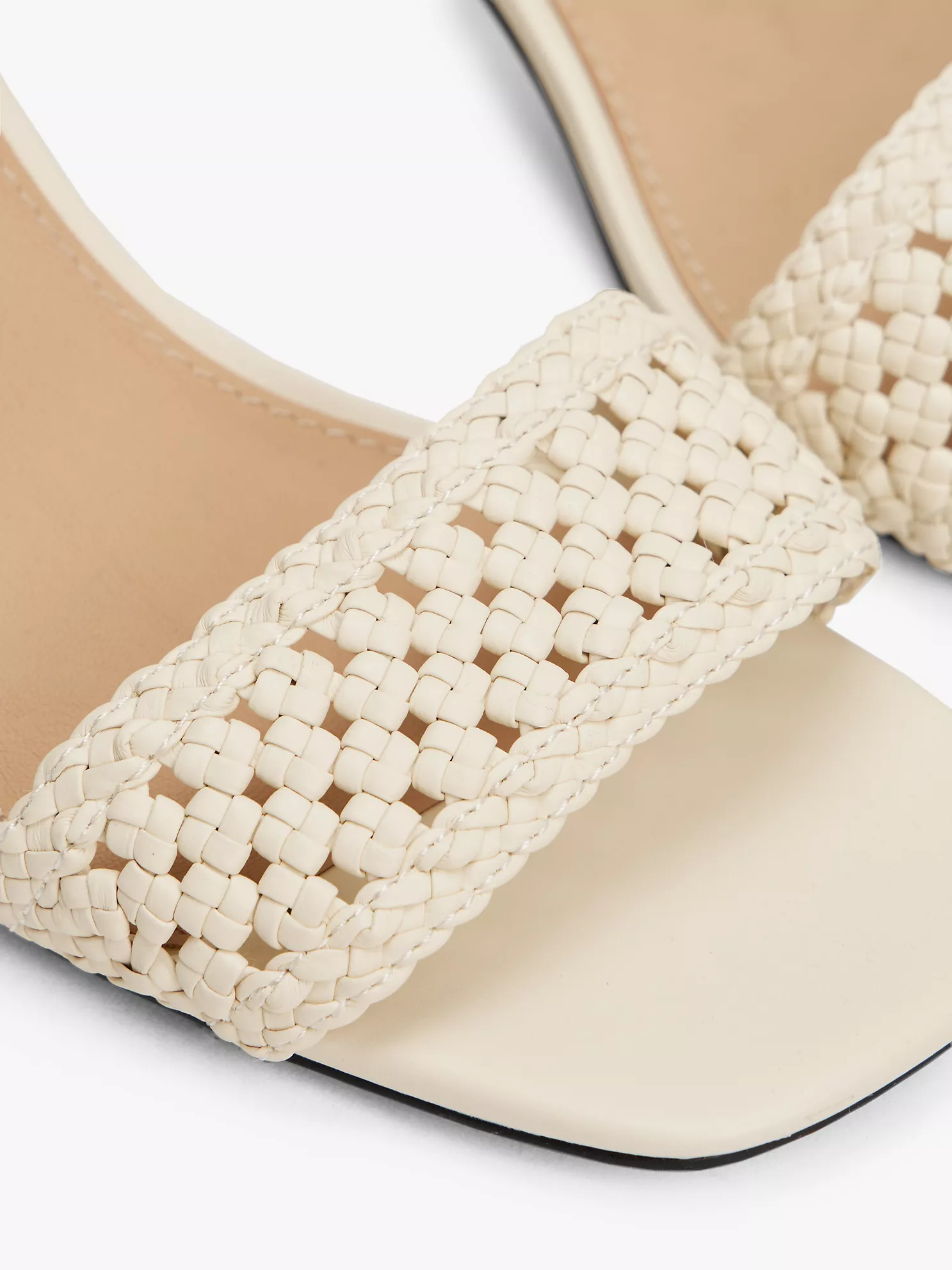 Crochet Kitten-Heel Sandal - Muslin 13 Crochet Kitten-Heel Sandal
- Muslin
