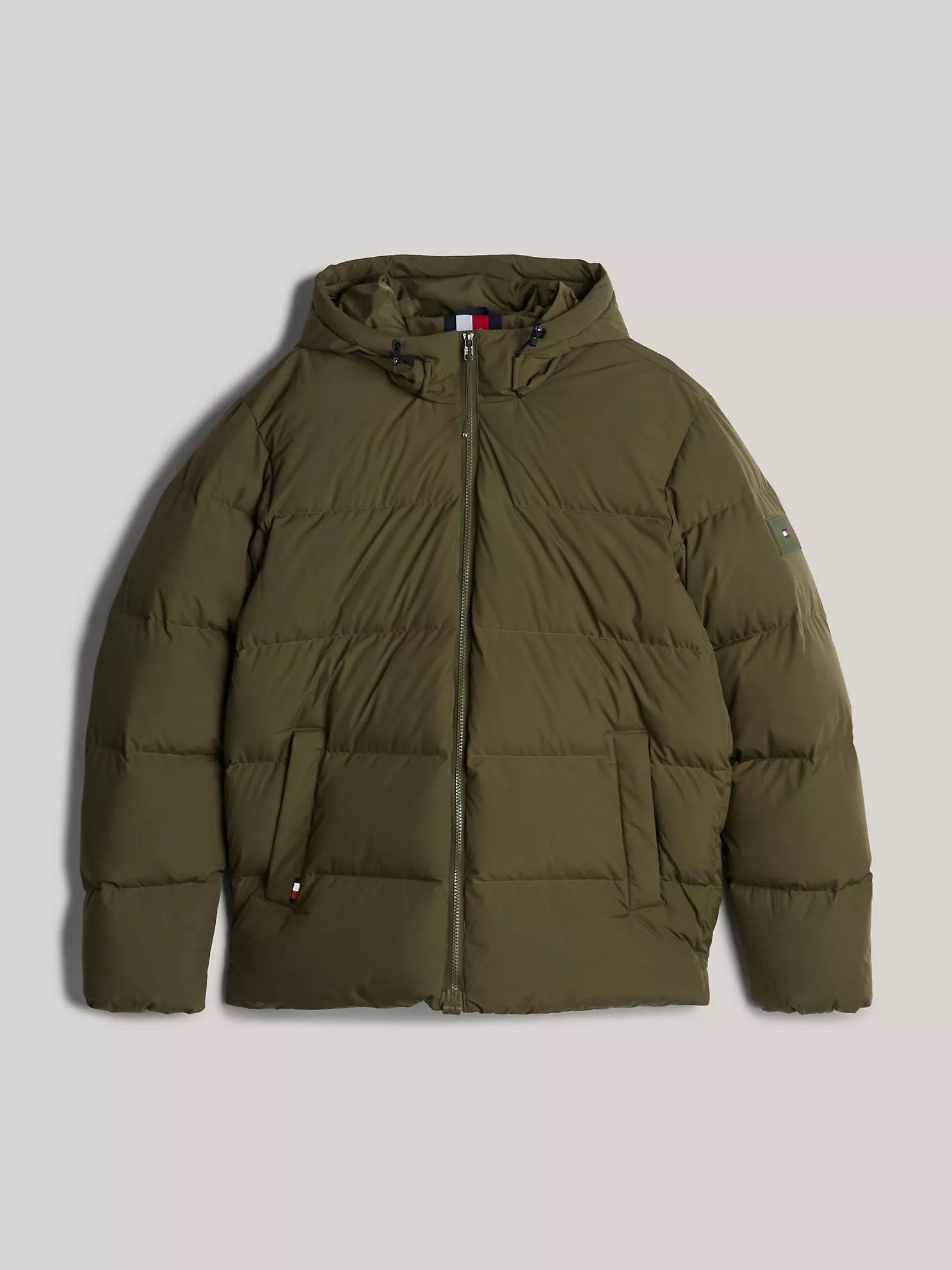 Hooded Down Puffer Jacket - Army Green 1 Hooded Down Puffer Jacket
- Army Green