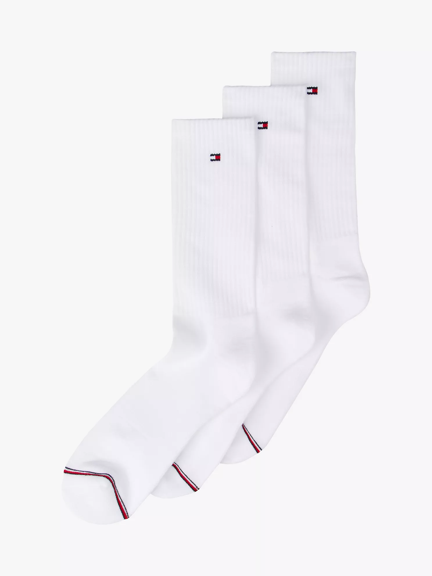 Athletic Crew Socks 3-Pack - White 1 Athletic Crew Socks 3-Pack
- White