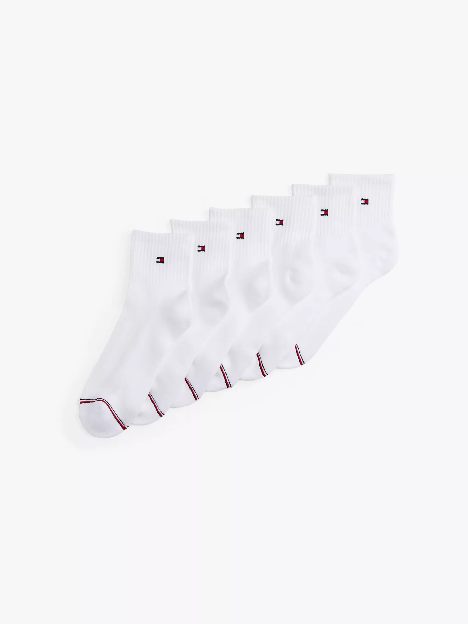 Quarter Top Socks 6-Pack
         - White