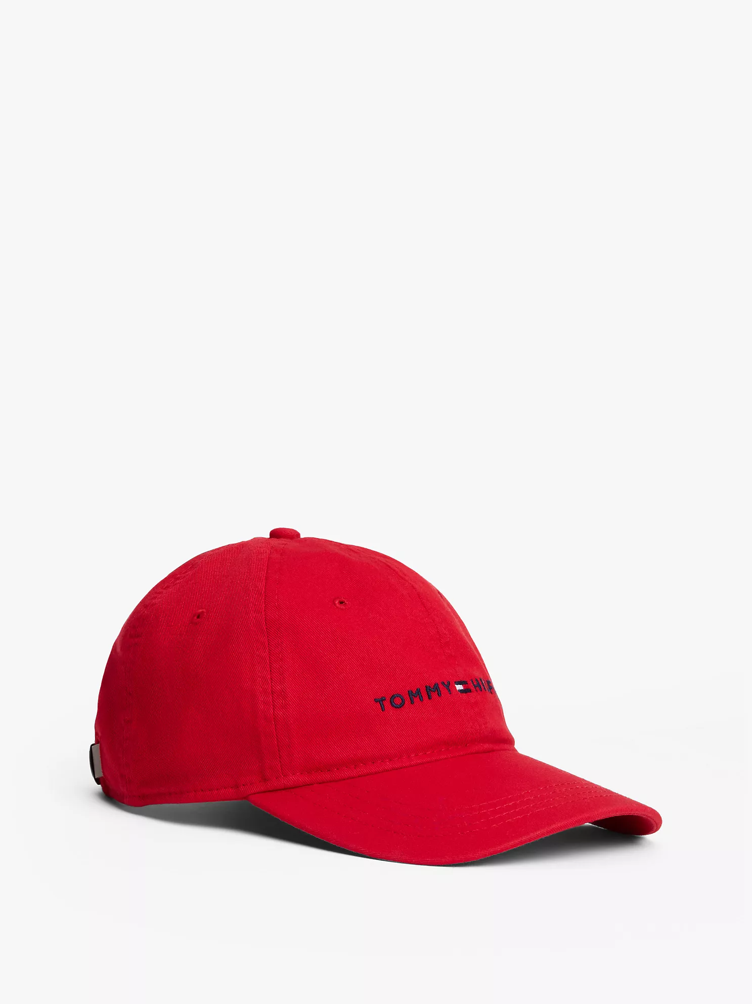 Embroidered Tommy Logo Baseball Cap - Apple Red 1 Embroidered Tommy Logo Baseball Cap
- Apple Red