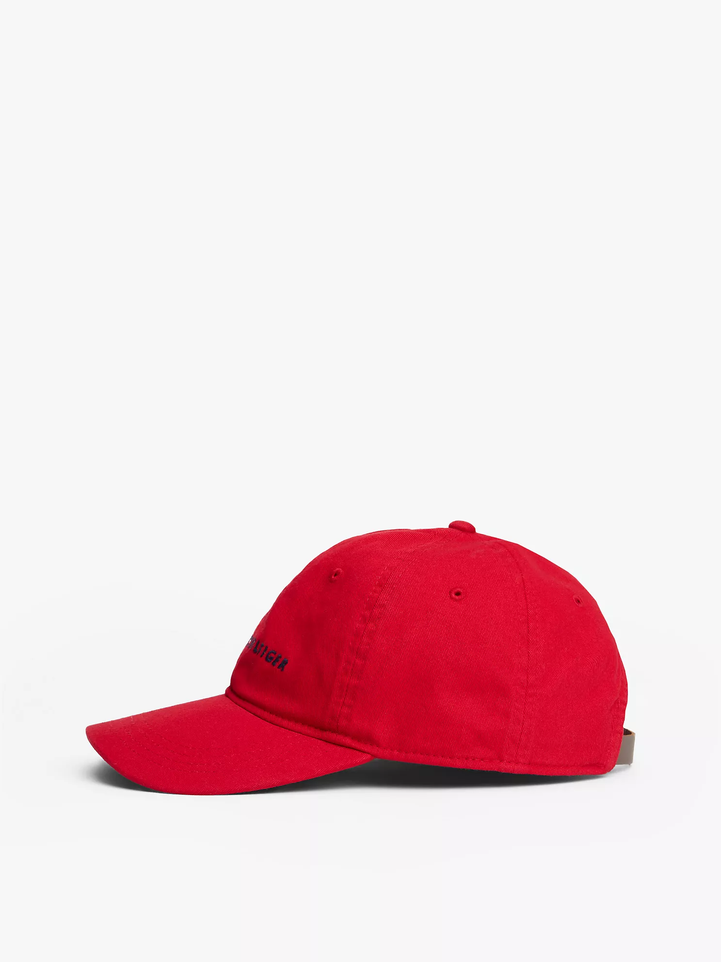 Embroidered Tommy Logo Baseball Cap - Apple Red 7 Embroidered Tommy Logo Baseball Cap
- Apple Red