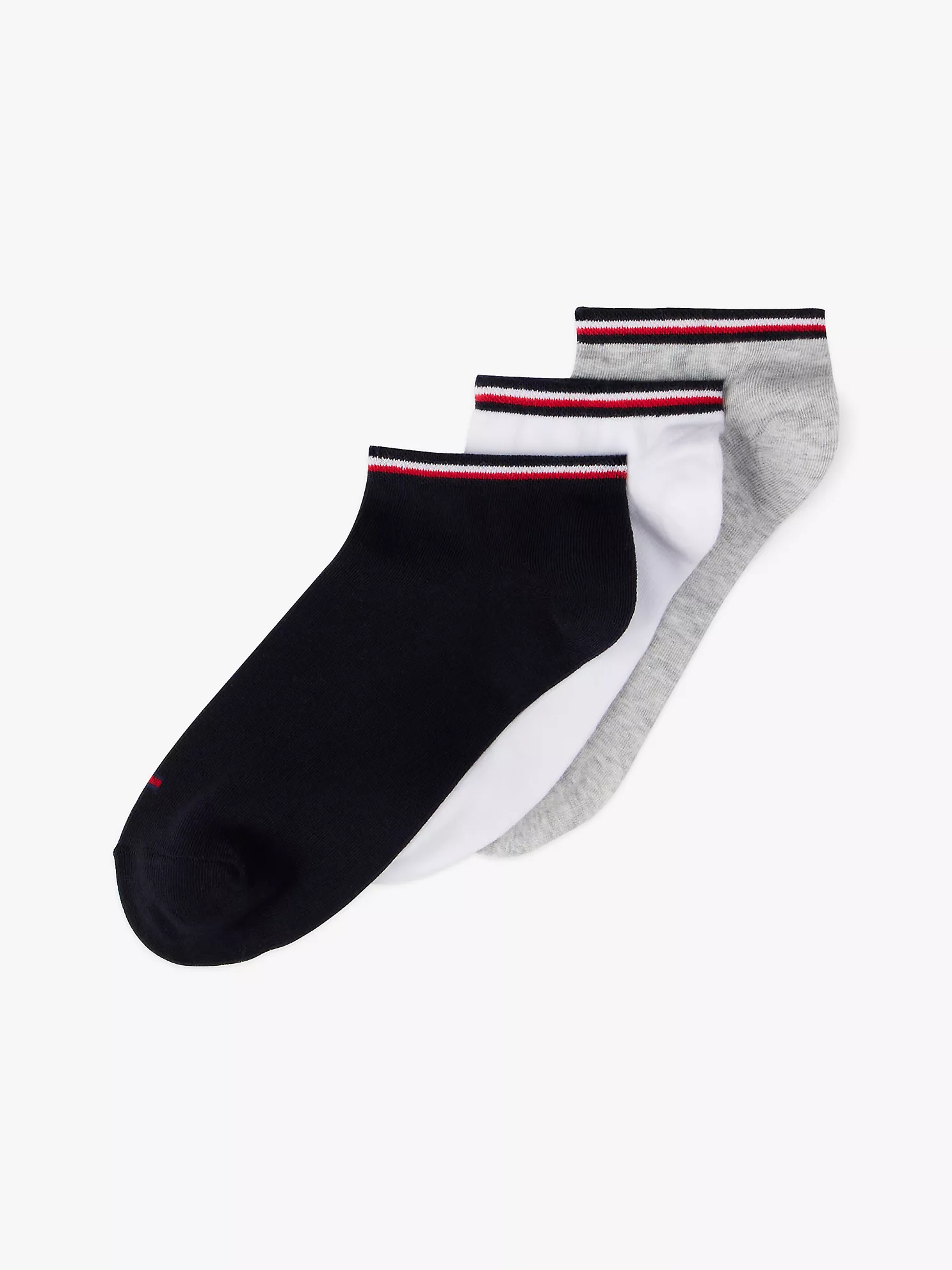 Ankle Sock 3-Pack
         - Grey Heather / Multi