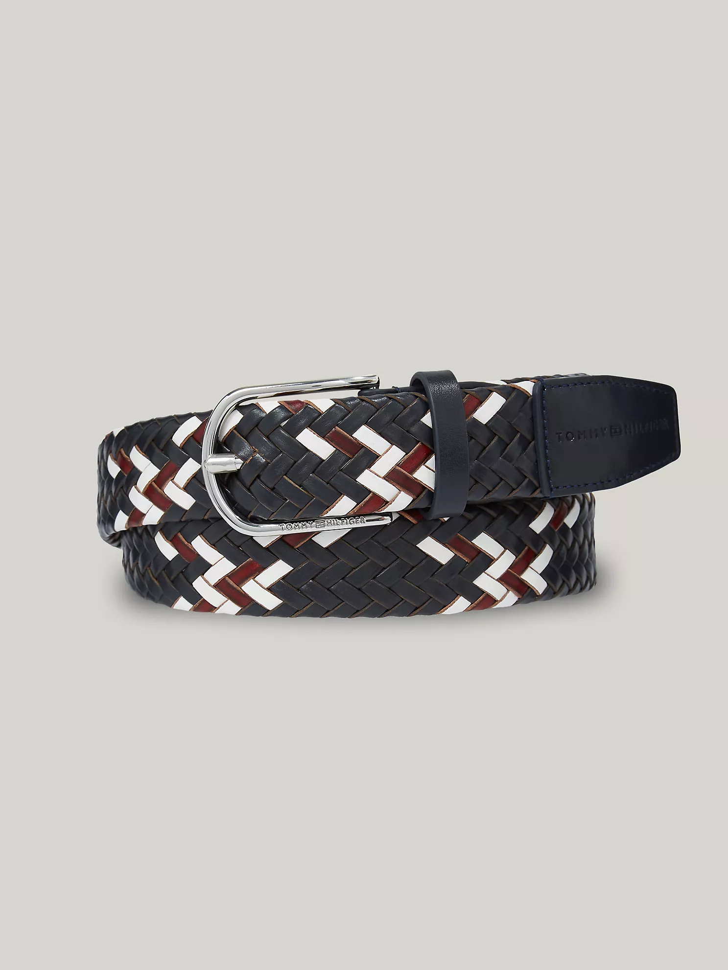 Braided Leather Belt - Space Blue 1 Braided Leather Belt
- Space Blue