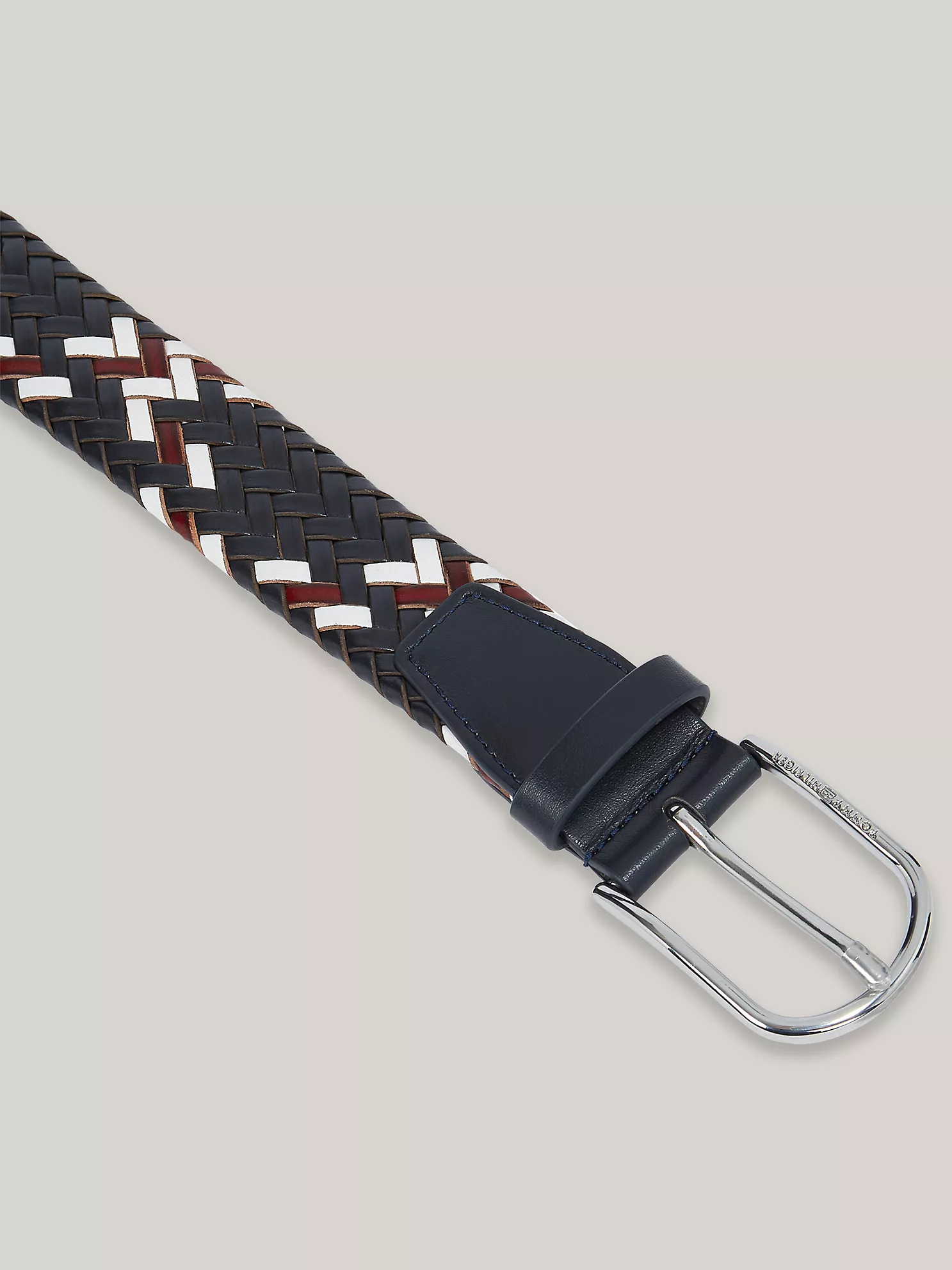 Braided Leather Belt - Space Blue 4 Braided Leather Belt
- Space Blue