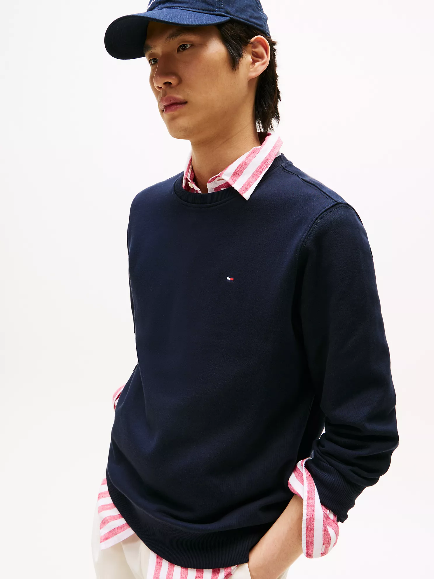 Crewneck Sweatshirt - Navy 7 Crewneck Sweatshirt
- Navy