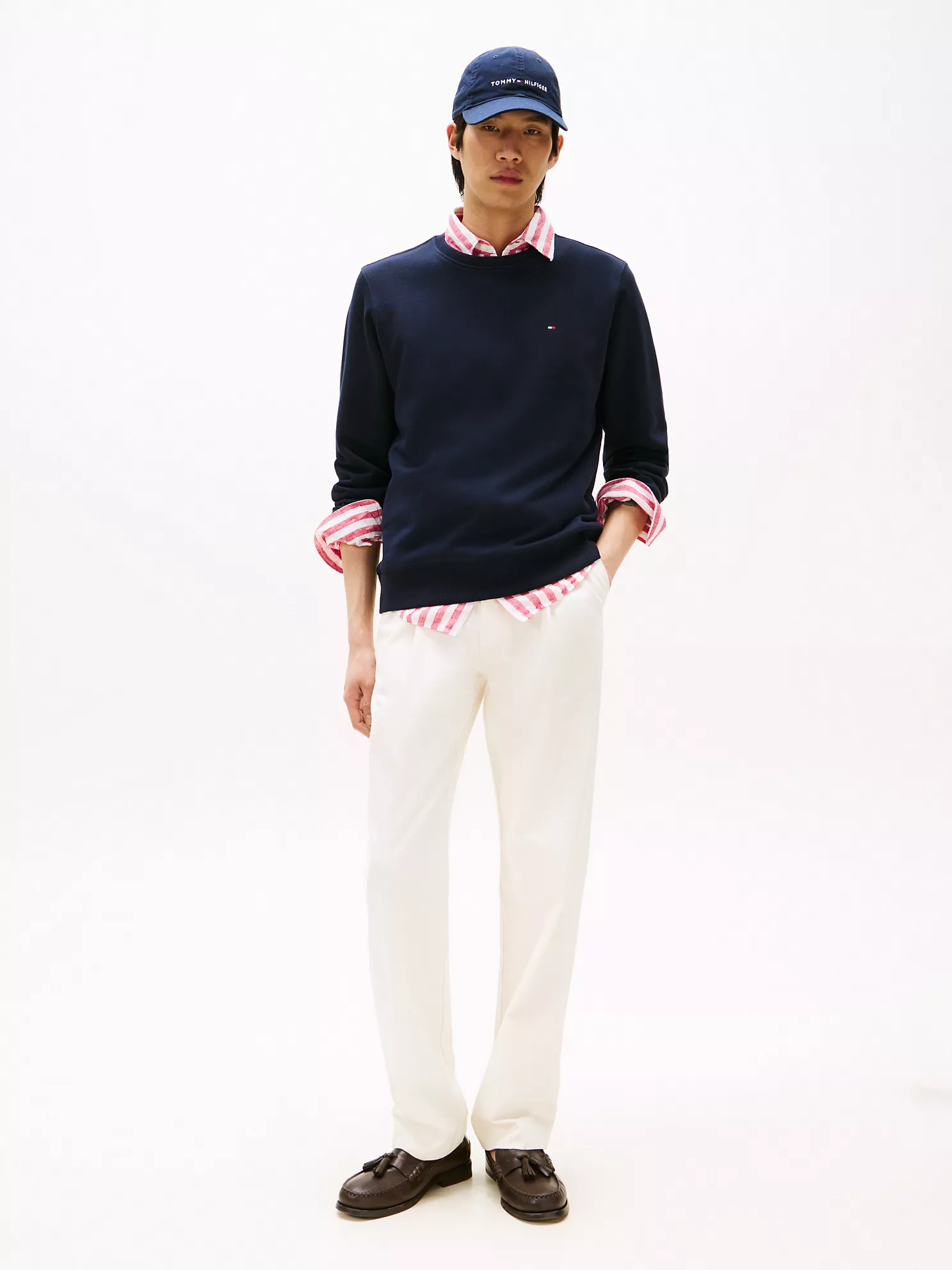 Crewneck Sweatshirt - Navy 8 Crewneck Sweatshirt
- Navy