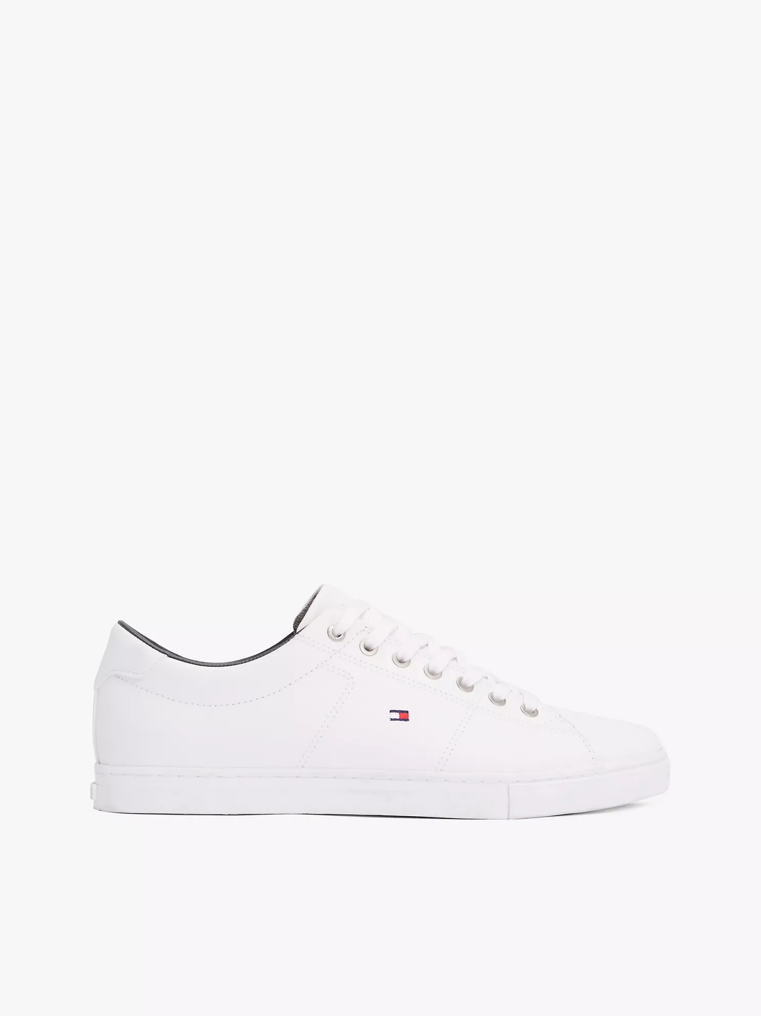 Flag Leather Sneaker - White 1 Flag Leather Sneaker
- White