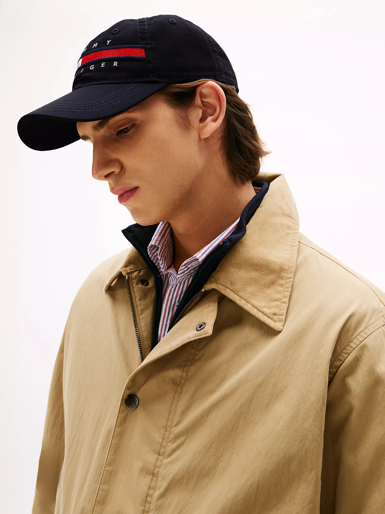 Flag Stripe Logo Baseball Cap - Sky Captain 8 Flag Stripe Logo Baseball Cap
- Sky Captain