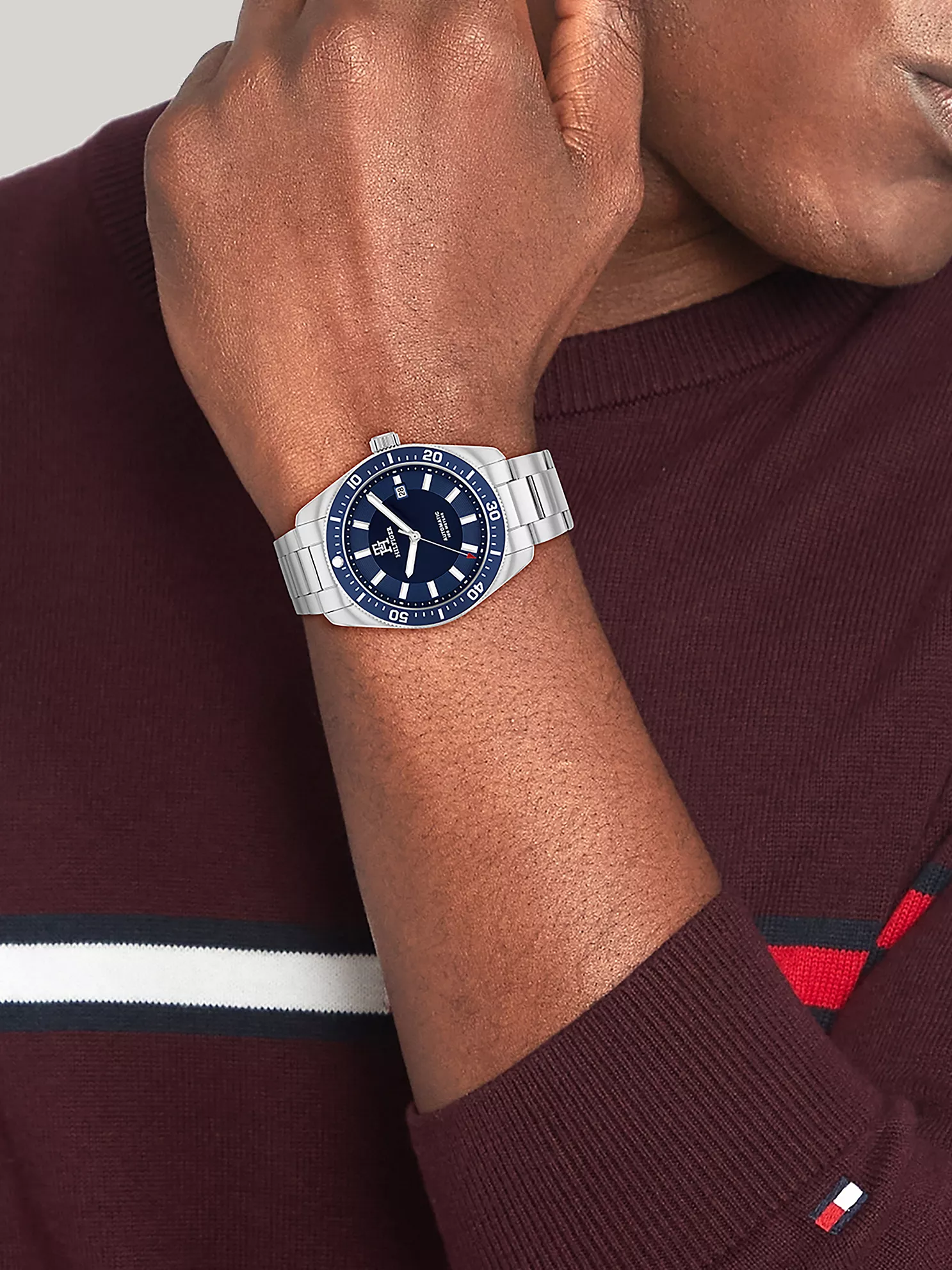 40MM Automatic Diver Watch - Blue 7 40MM Automatic Diver Watch
- Blue