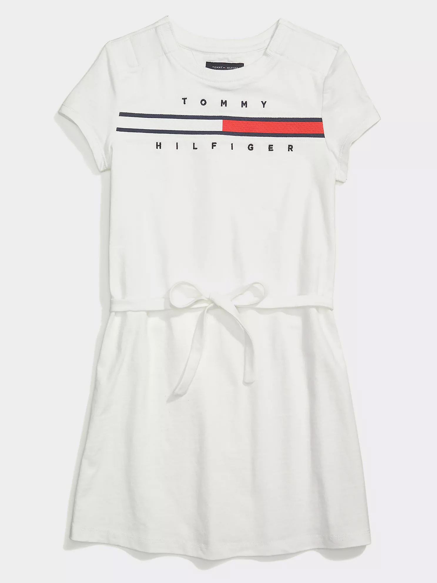 Kids' Signature Stripe Dress - Classic White 5 Kids' Signature Stripe Dress
- Classic White