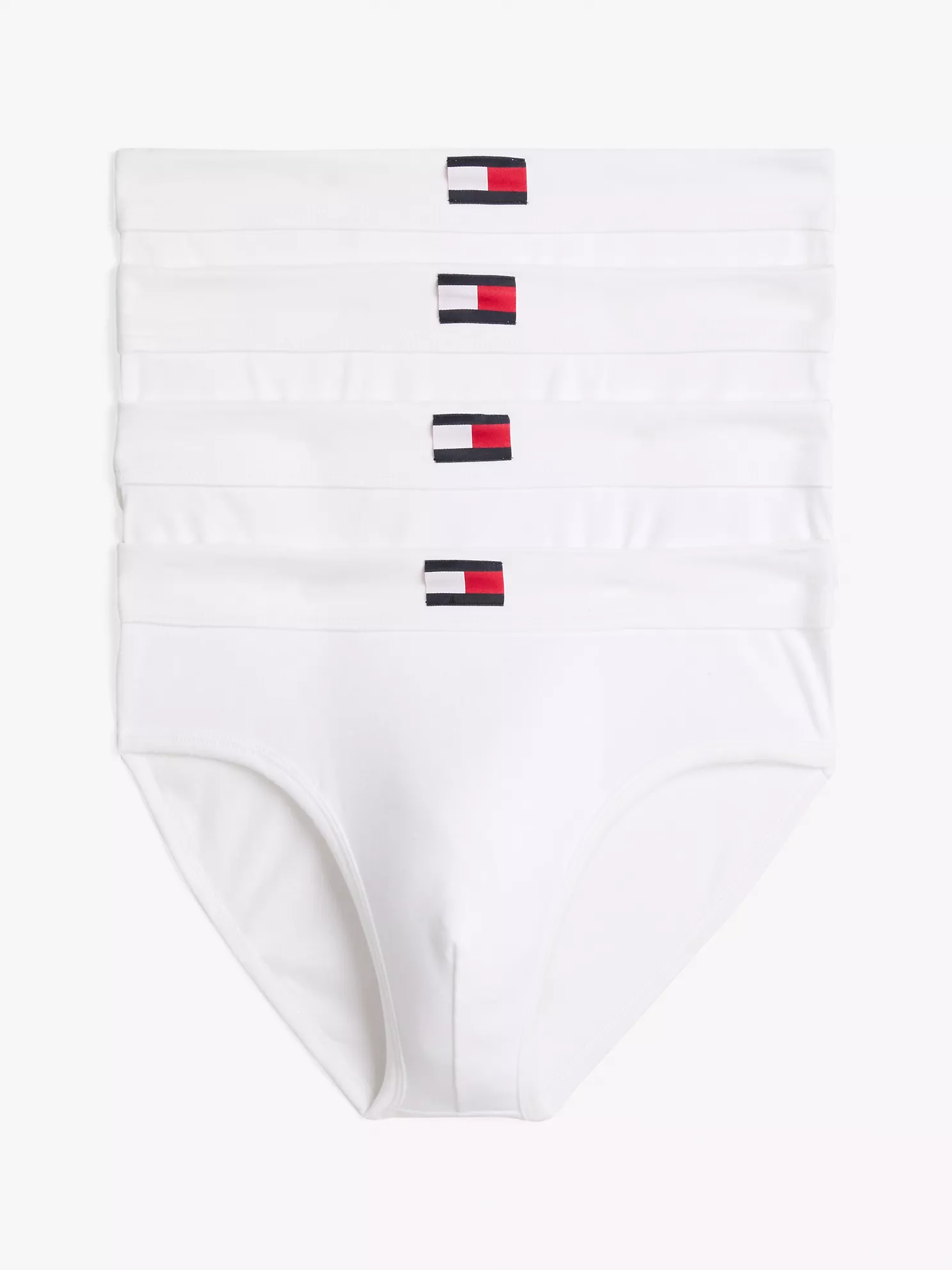 Cotton Classics Hip Brief 4-Pack - White 12 Cotton Classics Hip Brief 4-Pack
- White