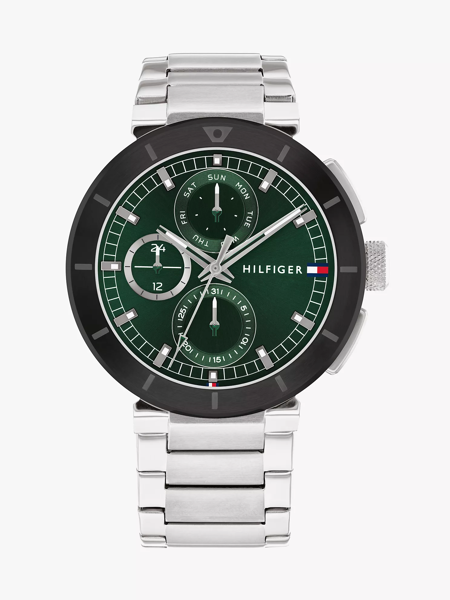 Casual Watch with Stainless Steel Bracelet
         - Green