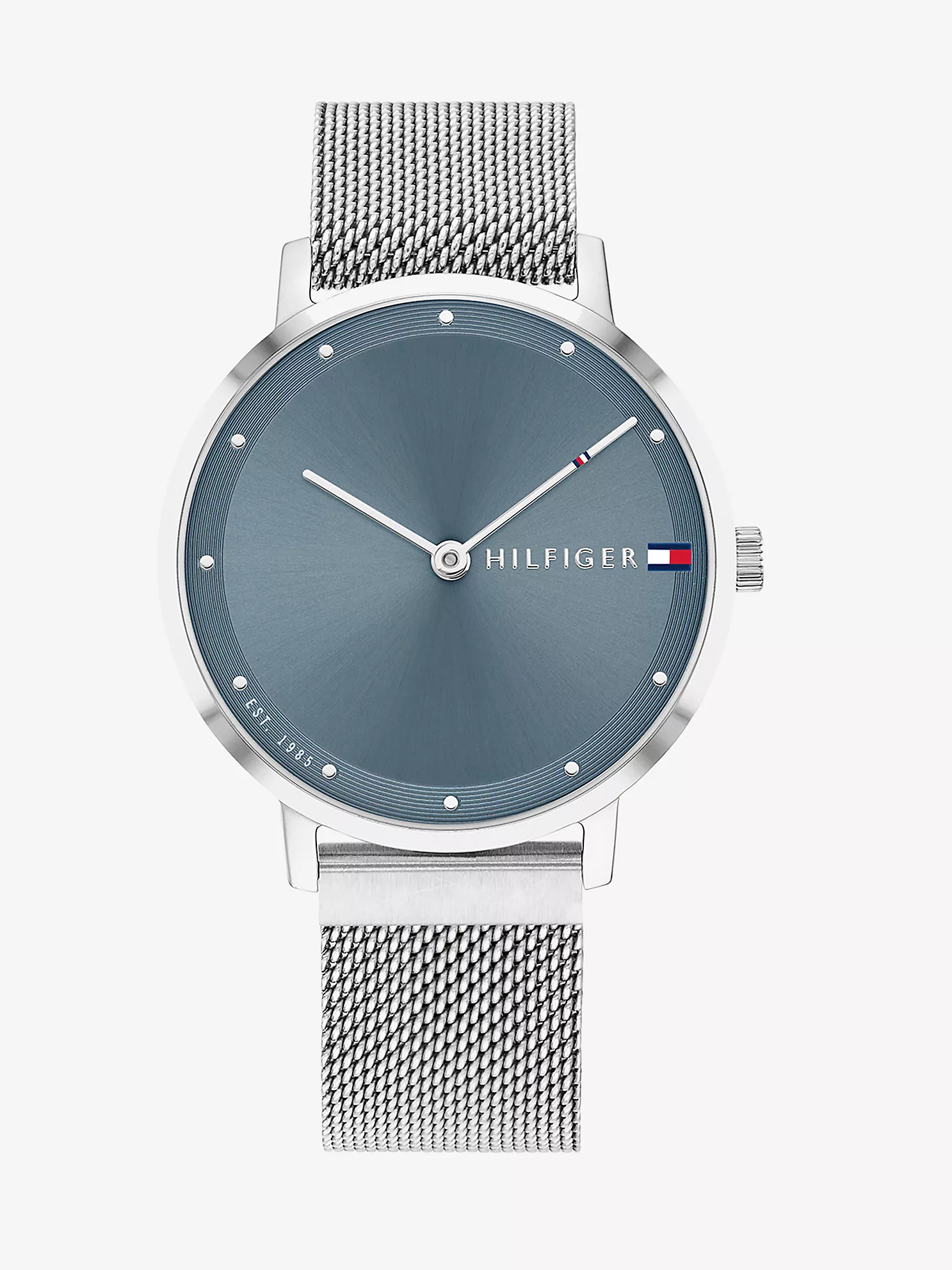 Stainless Steel Watch with Magnetic Strap
         - Silver
