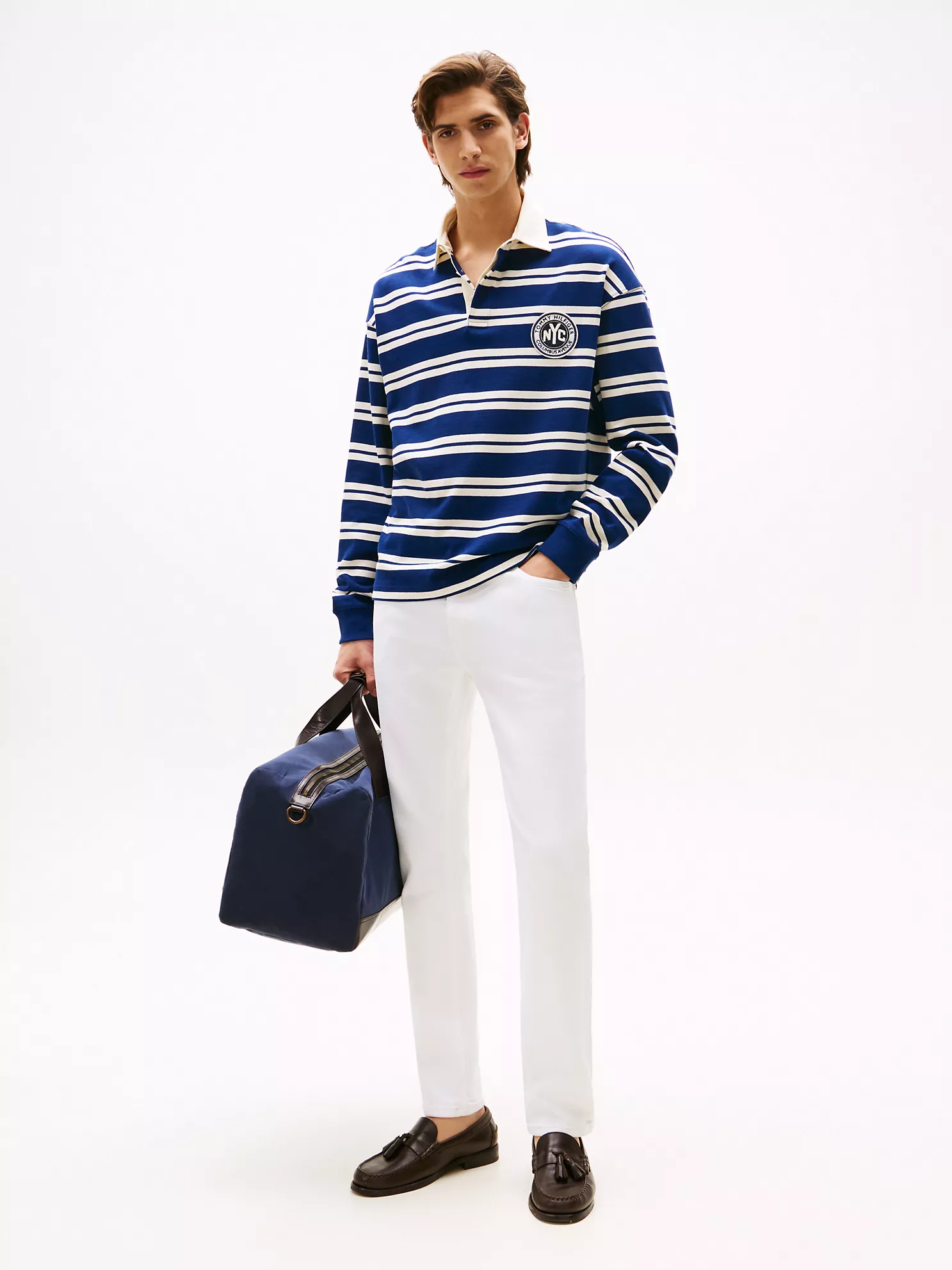 Slim Jean - Optic White Denim 1 Slim Jean
- Optic White Denim