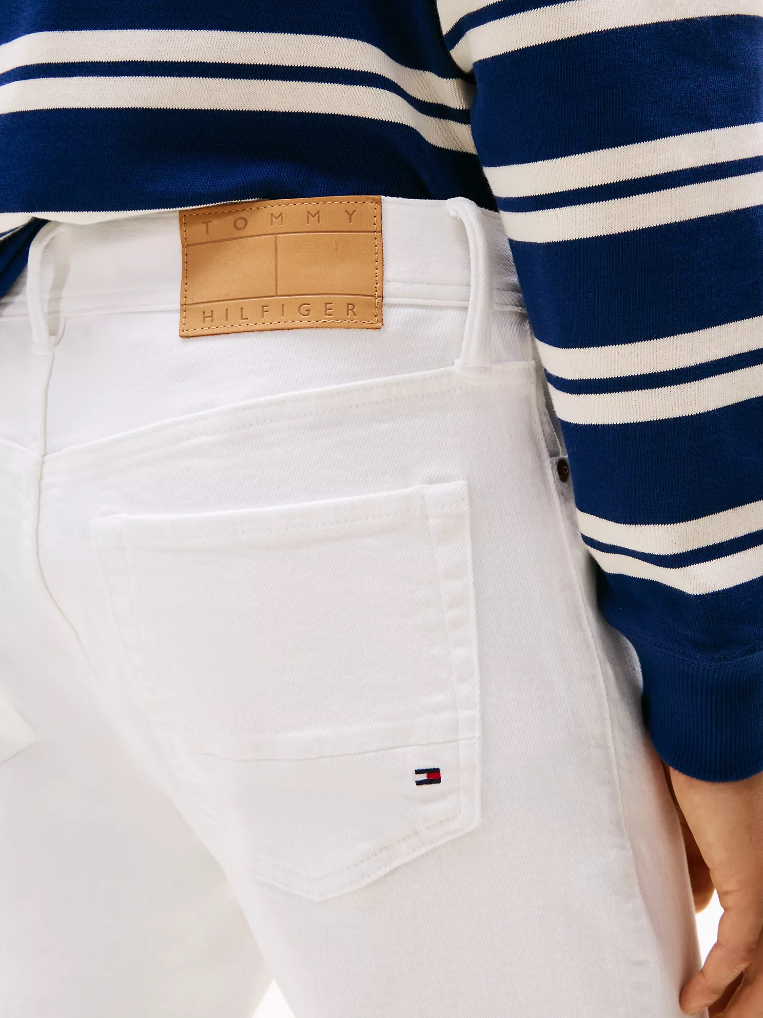 Slim Jean - Optic White Denim 8 Slim Jean
- Optic White Denim