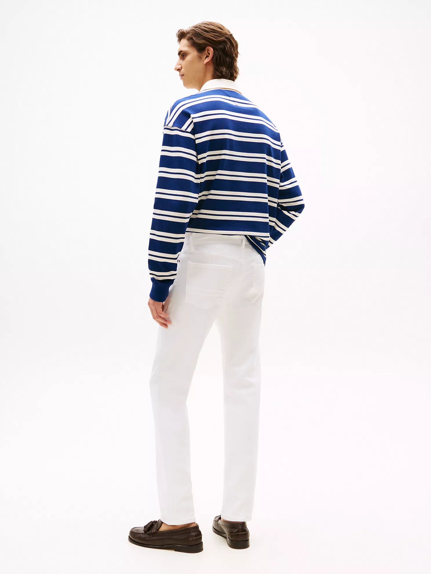 Slim Jean - Optic White Denim 9 Slim Jean
- Optic White Denim
