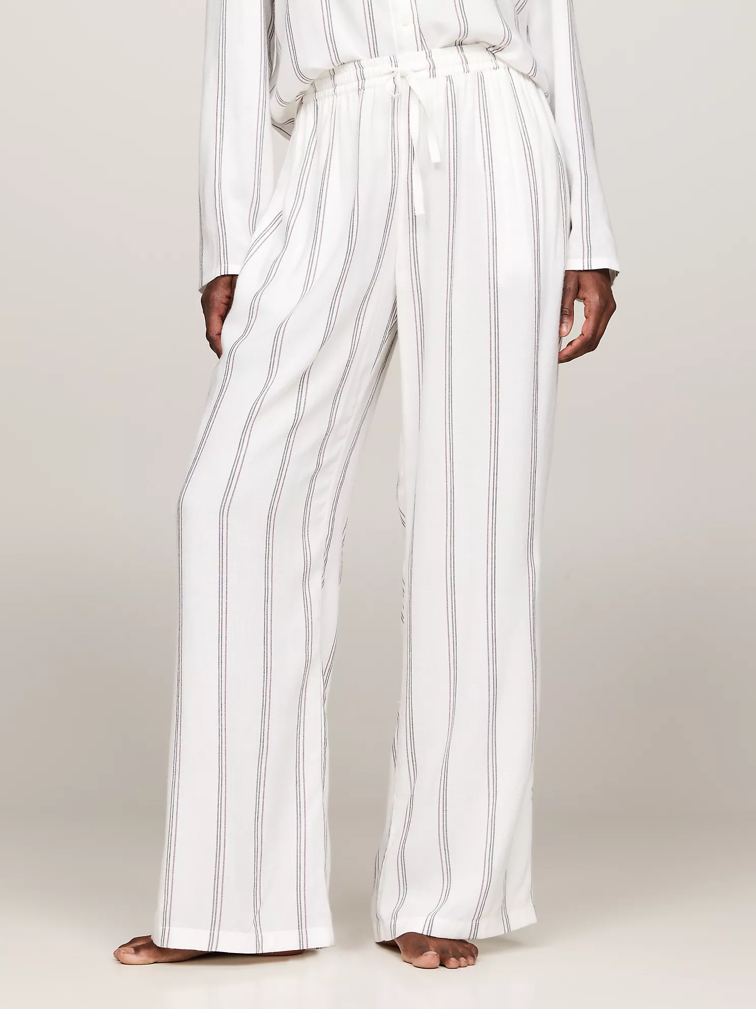 Viscose Pajama Pant - Ivory Stripe 1 Viscose Pajama Pant
- Ivory Stripe