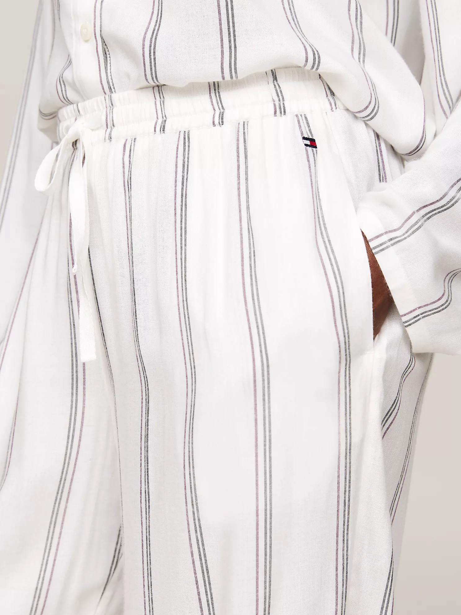 Viscose Pajama Pant - Ivory Stripe 8 Viscose Pajama Pant
- Ivory Stripe