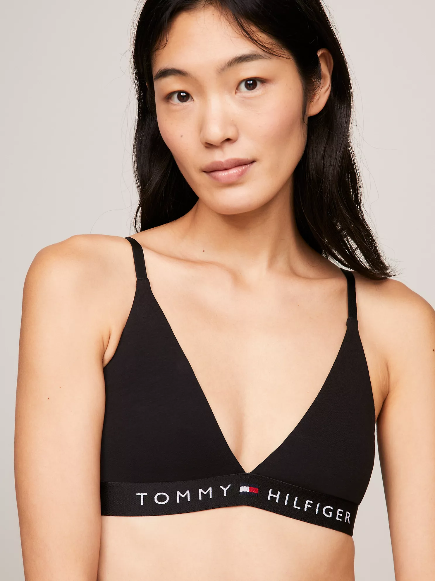 Flag Unlined Triangle Bralette - Black 7 Flag Unlined Triangle Bralette
- Black