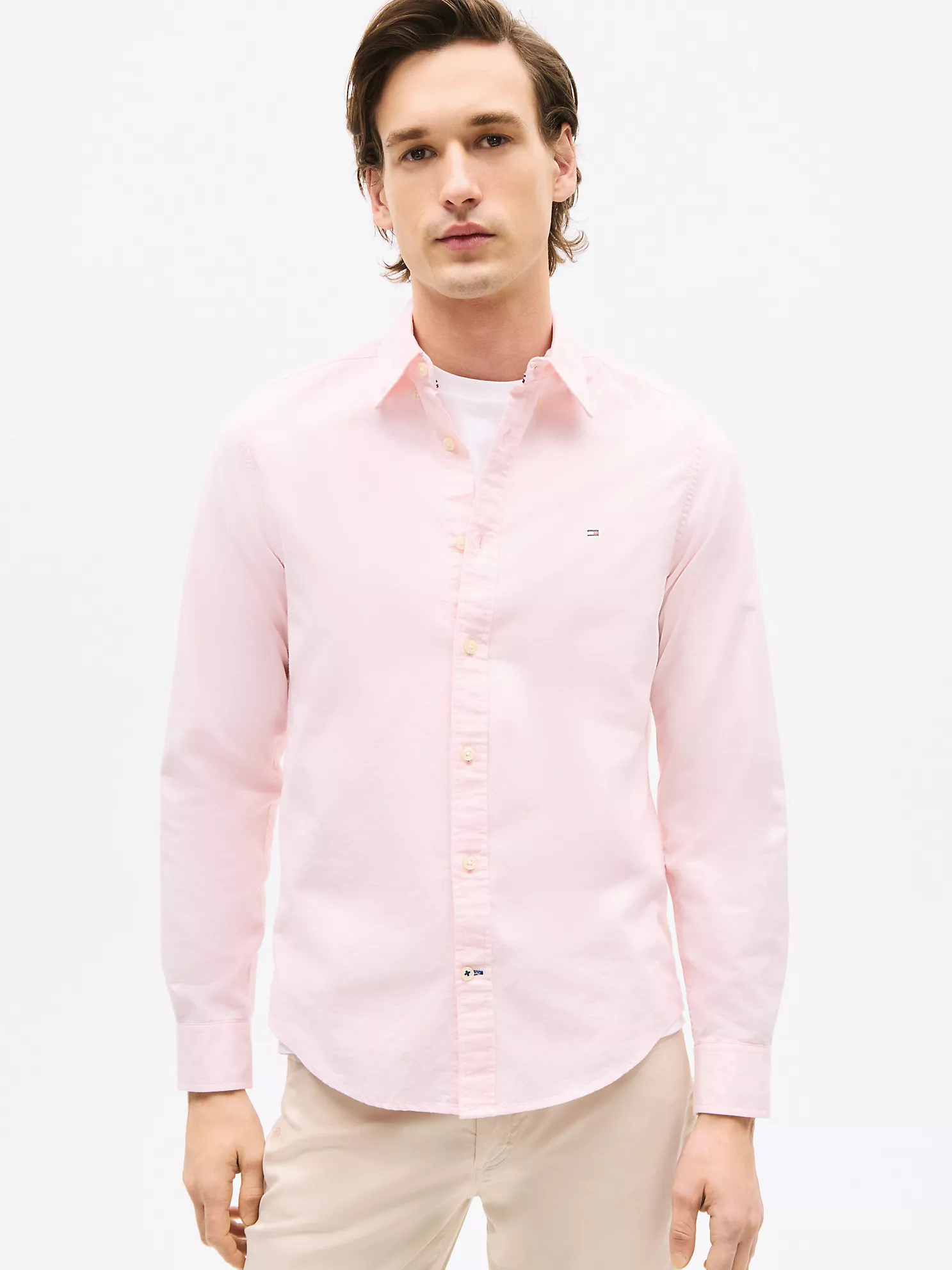 Slim Fit Oxford Shirt - Precious Pink 1 Slim Fit Oxford Shirt
- Precious Pink