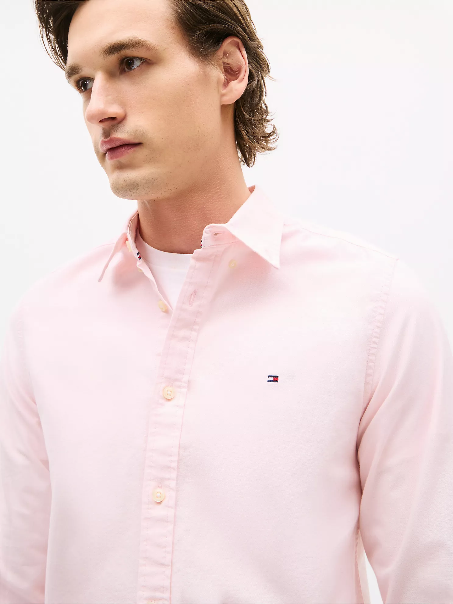 Slim Fit Oxford Shirt - Precious Pink 7 Slim Fit Oxford Shirt
- Precious Pink