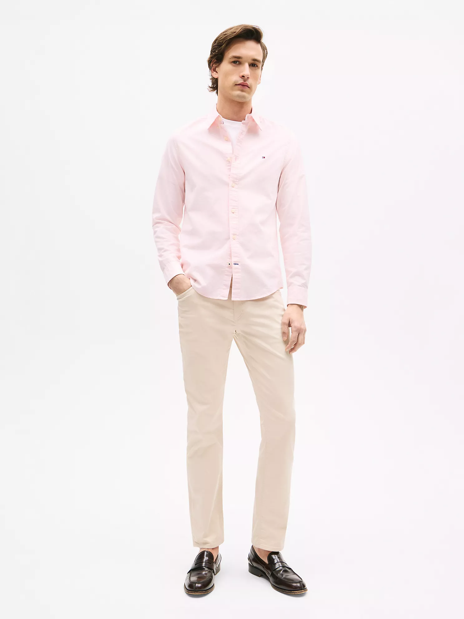 Slim Fit Oxford Shirt - Precious Pink 8 Slim Fit Oxford Shirt
- Precious Pink