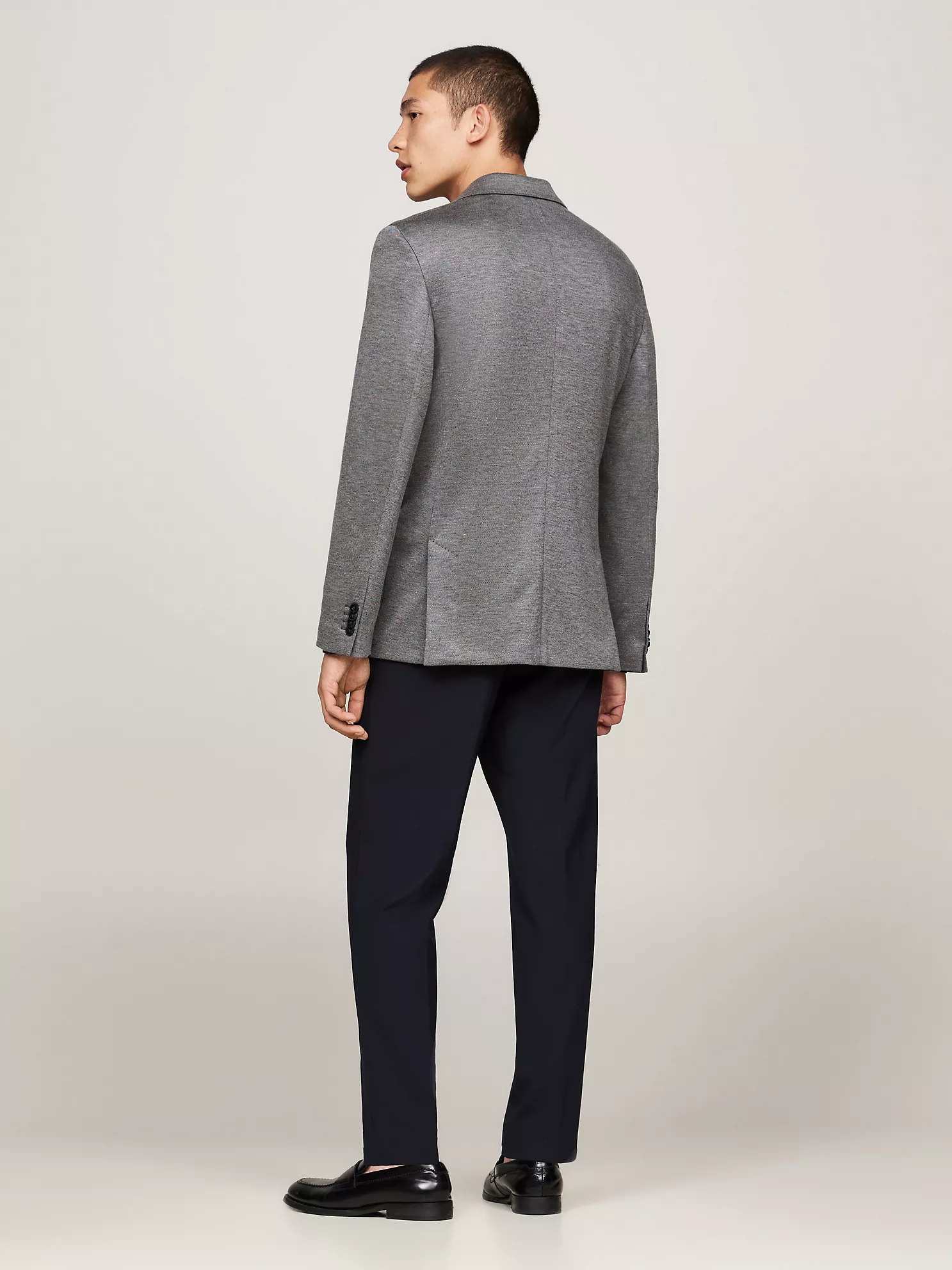 Jersey Knit Blazer - Medium Grey Heather 8 Jersey Knit Blazer
- Medium Grey Heather