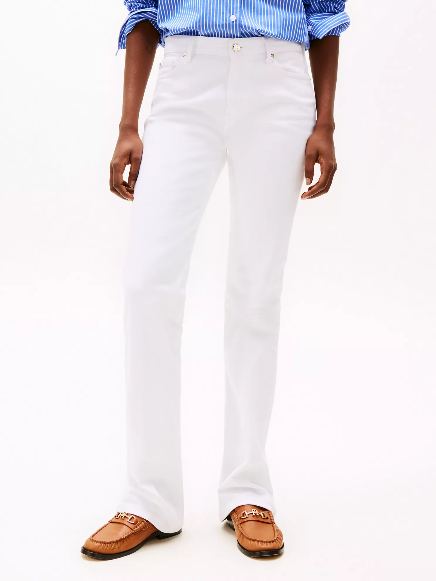 Mid-Rise Bootcut Jean - Optic White 1 Mid-Rise Bootcut Jean
- Optic White