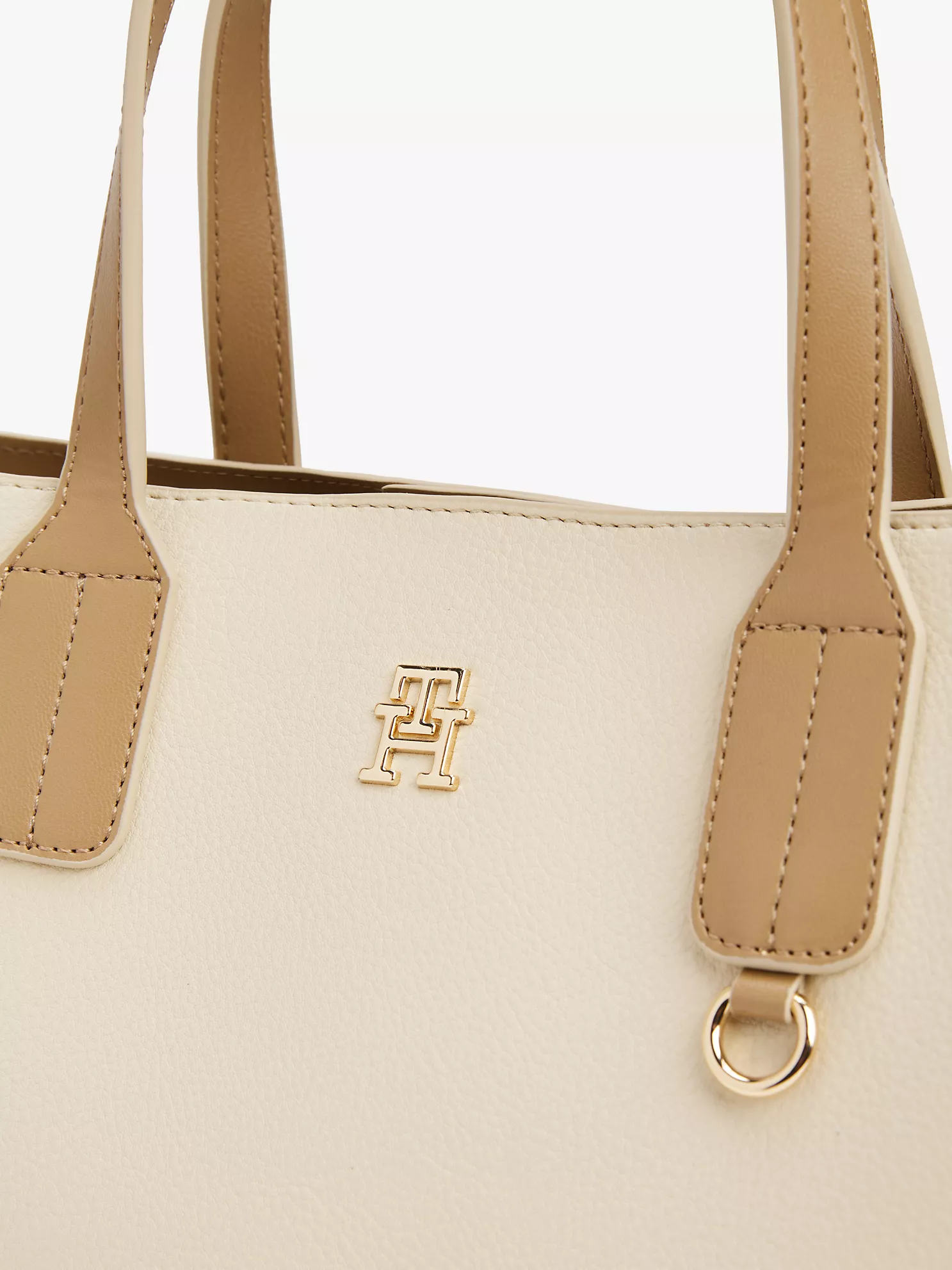 Pebbled Mini Tote - Classic Beige 8 Pebbled Mini Tote
- Classic Beige