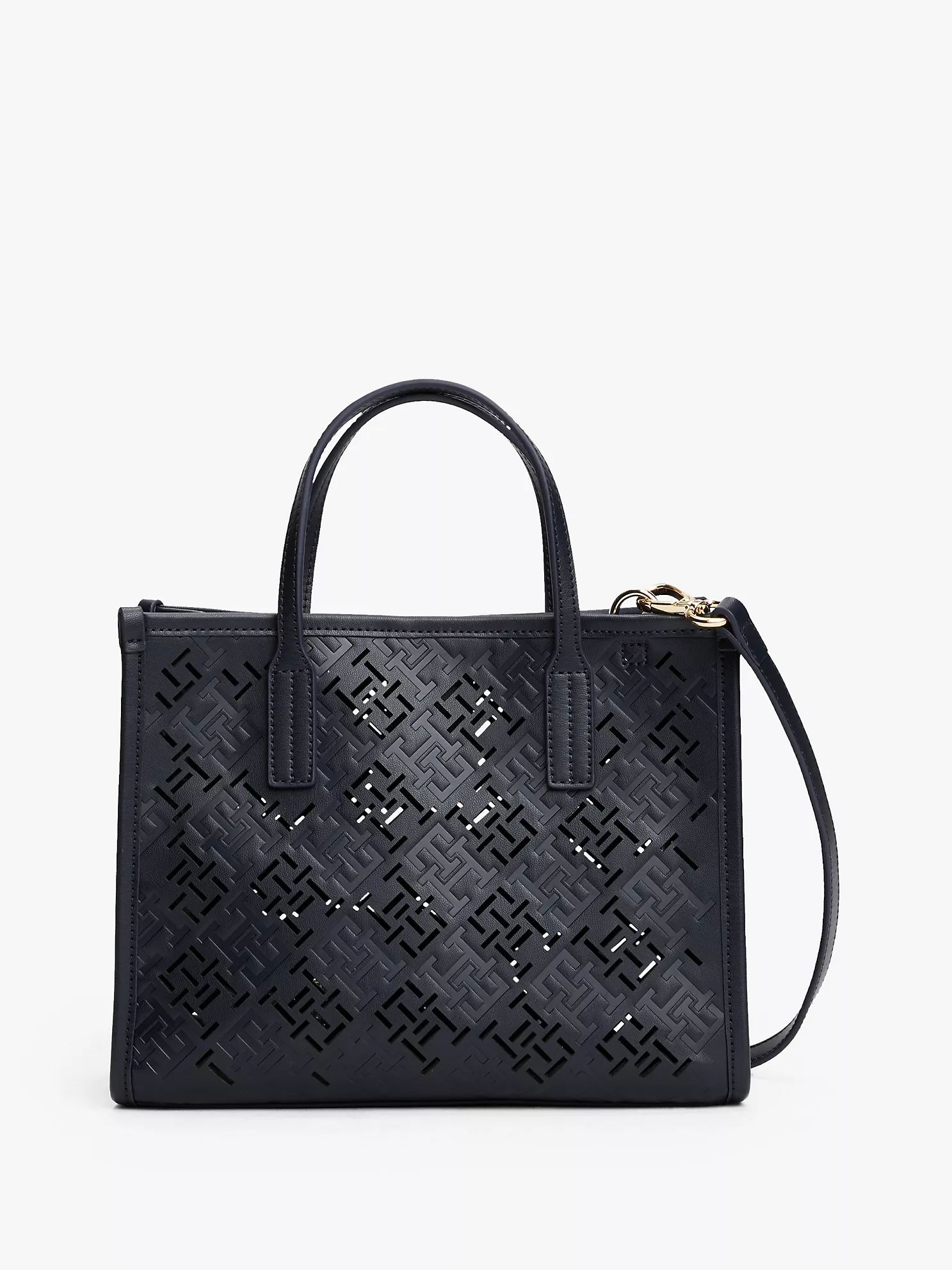Monogram Logo Mini City Tote
         - Space Blue