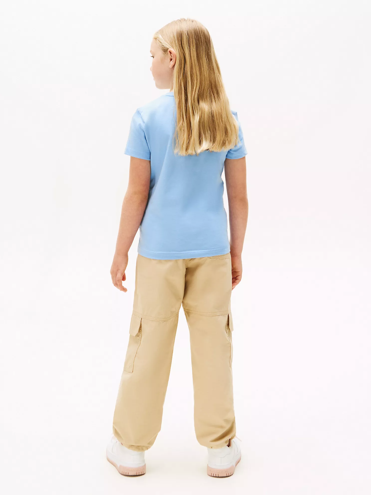 Kids' Script Sequin Logo T-shirt - Cloudy Blue 9 Kids' Script Sequin Logo T-shirt
- Cloudy Blue