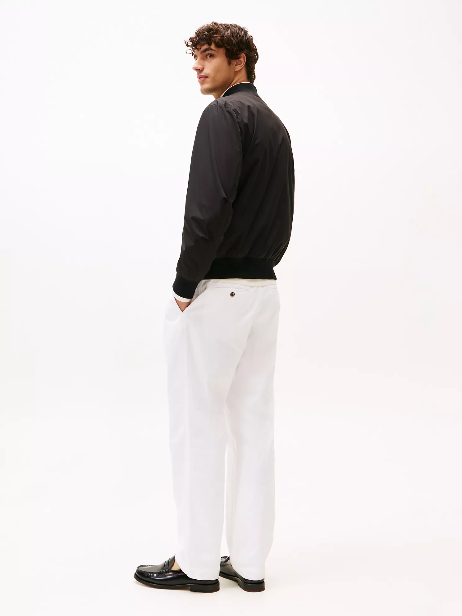 Lightweight Tech Bomber - Black 8 Lightweight Tech Bomber
- Black
