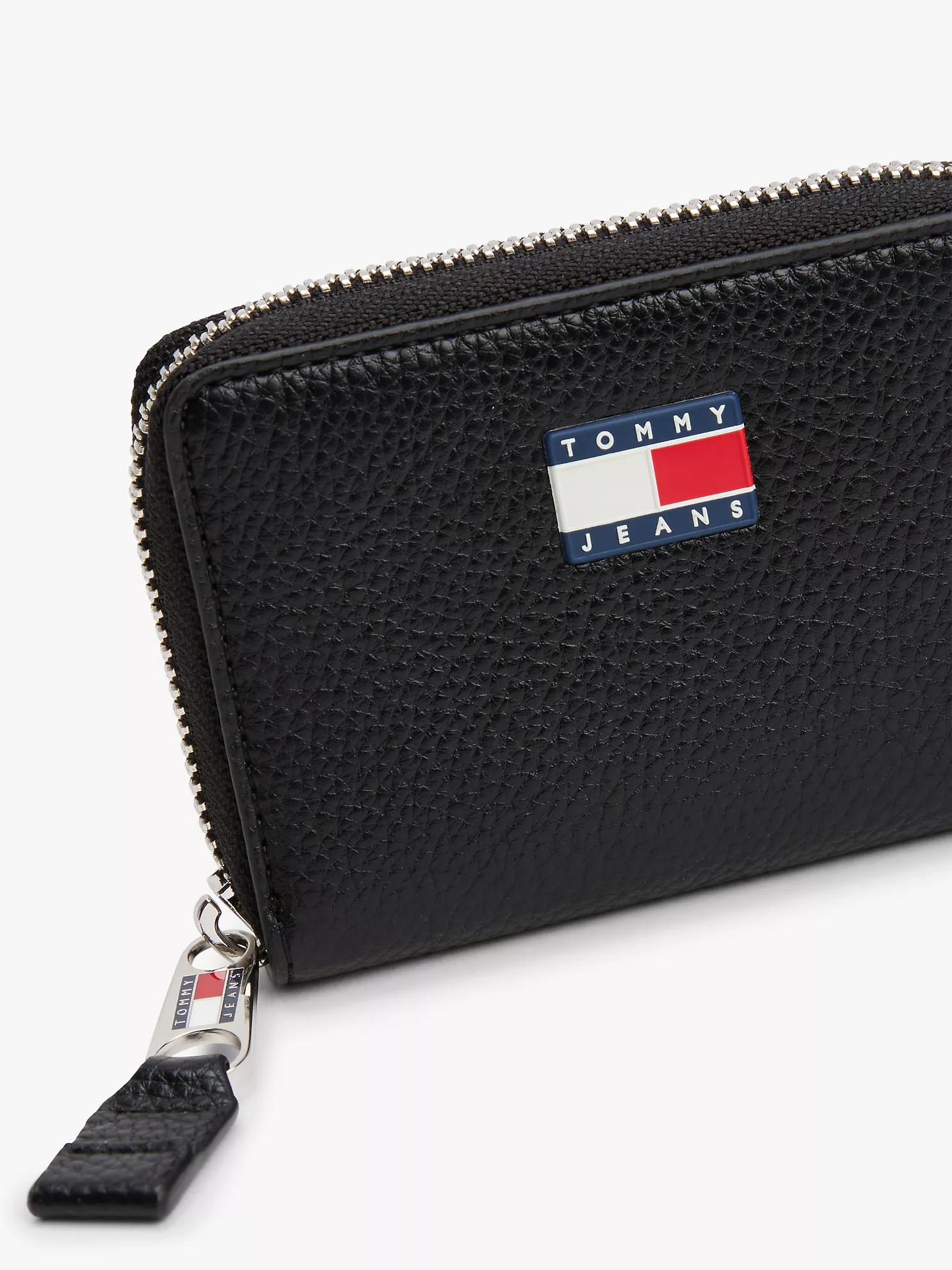 Tommy Jeans Pebbled Zip-Around Wallet - Black 7 Tommy Jeans Pebbled Zip-Around Wallet
- Black