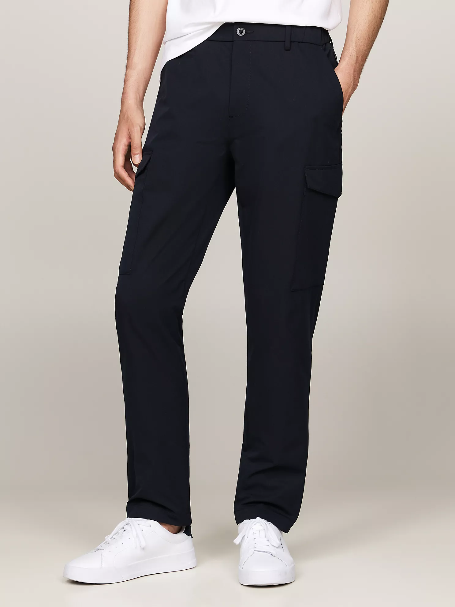 Relaxed Tapered Cargo Trouser - Navy 1 Relaxed Tapered Cargo Trouser
- Navy