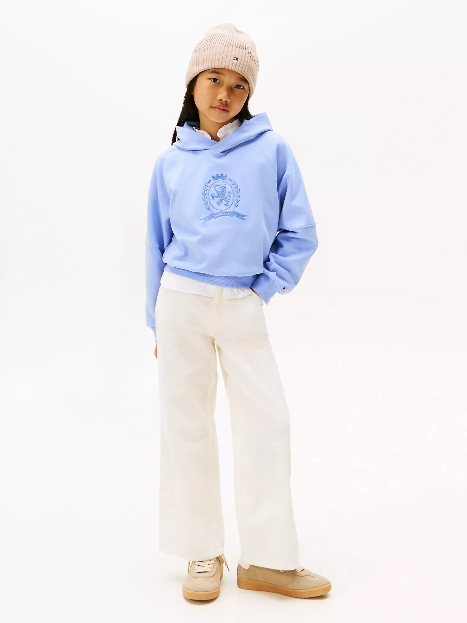 Kids' Crest Logo Hoodie - Vintage Iris 8 Kids' Crest Logo Hoodie
- Vintage Iris