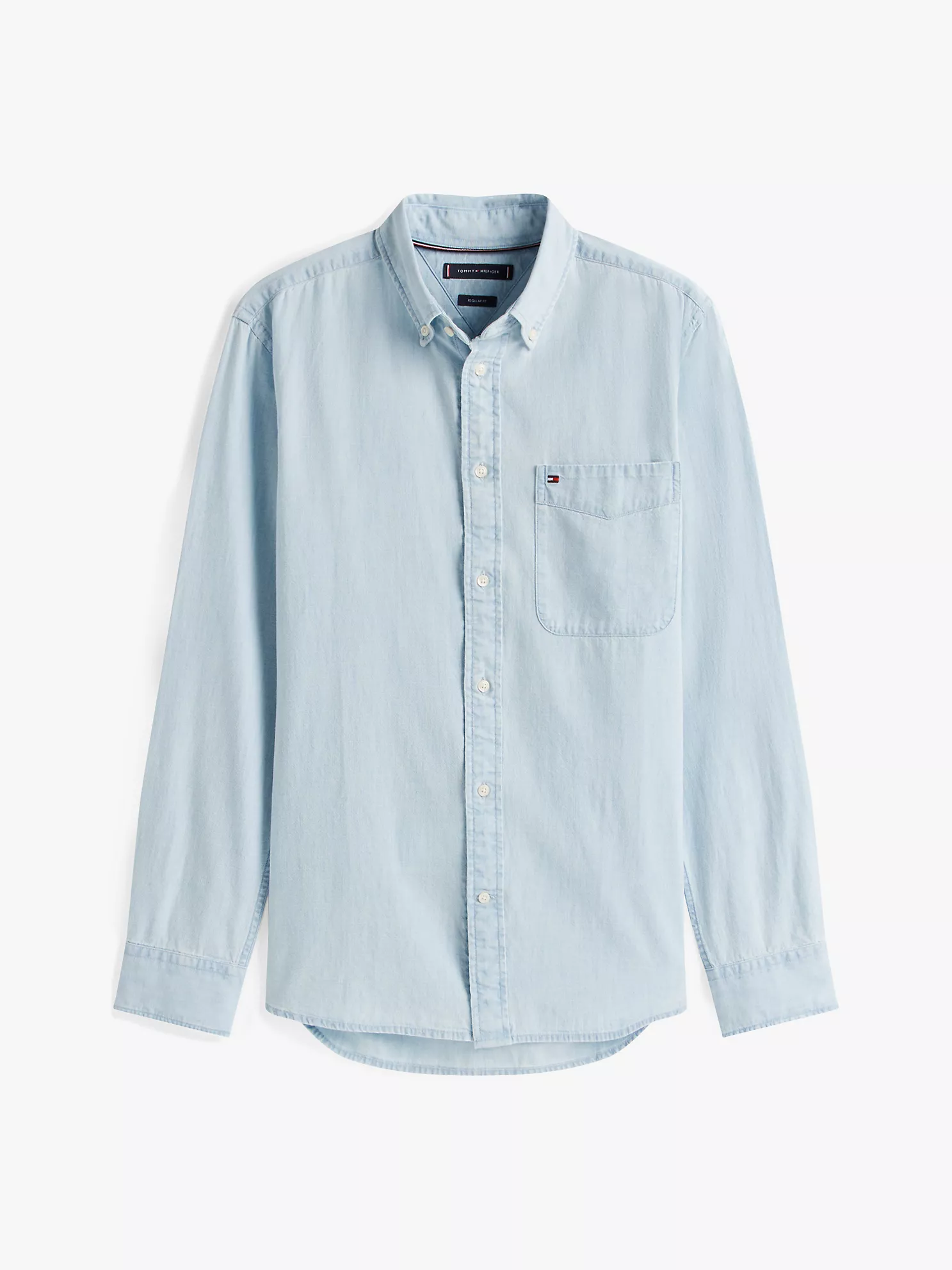 Regular Fit Chambray Pocket Shirt - Light Blue Chambray 10 Regular Fit Chambray Pocket Shirt
- Light Blue Chambray