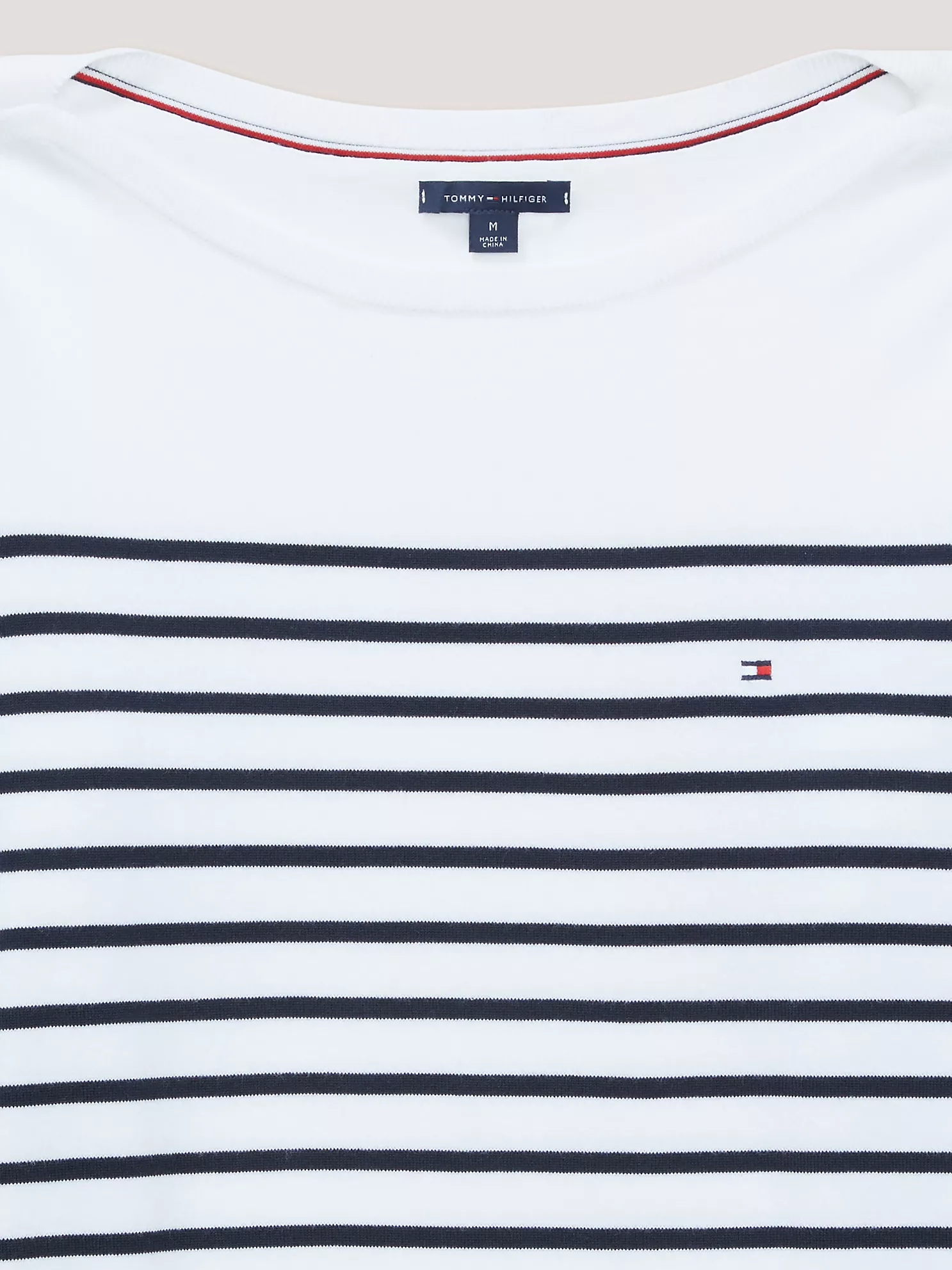 Stripe Boatneck Sweater - Optic White Multi 6 Stripe Boatneck Sweater
- Optic White Multi