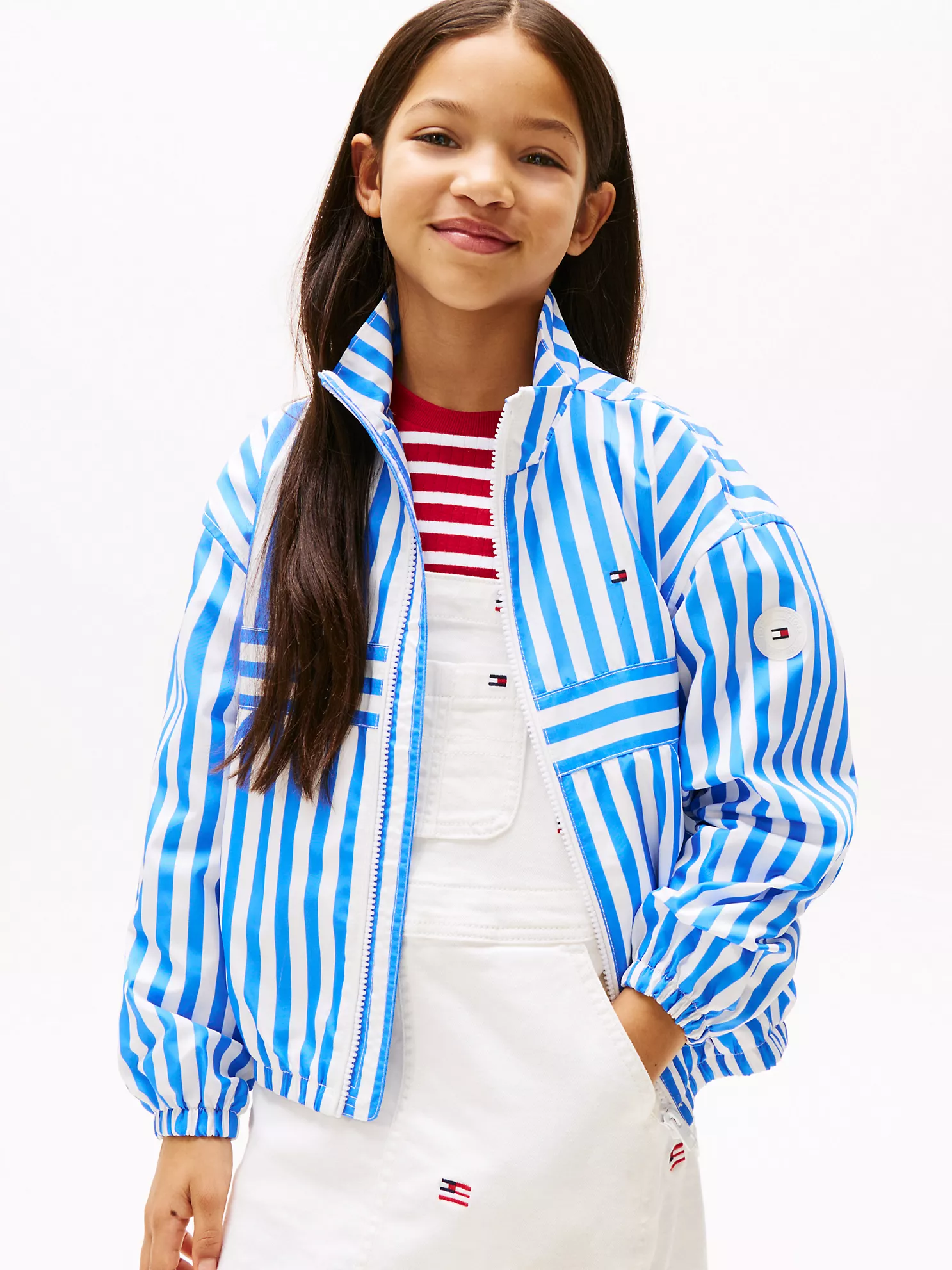Kids' Stripe Windbreaker - Blue Spell Stripes 1 Kids' Stripe Windbreaker
- Blue Spell Stripes