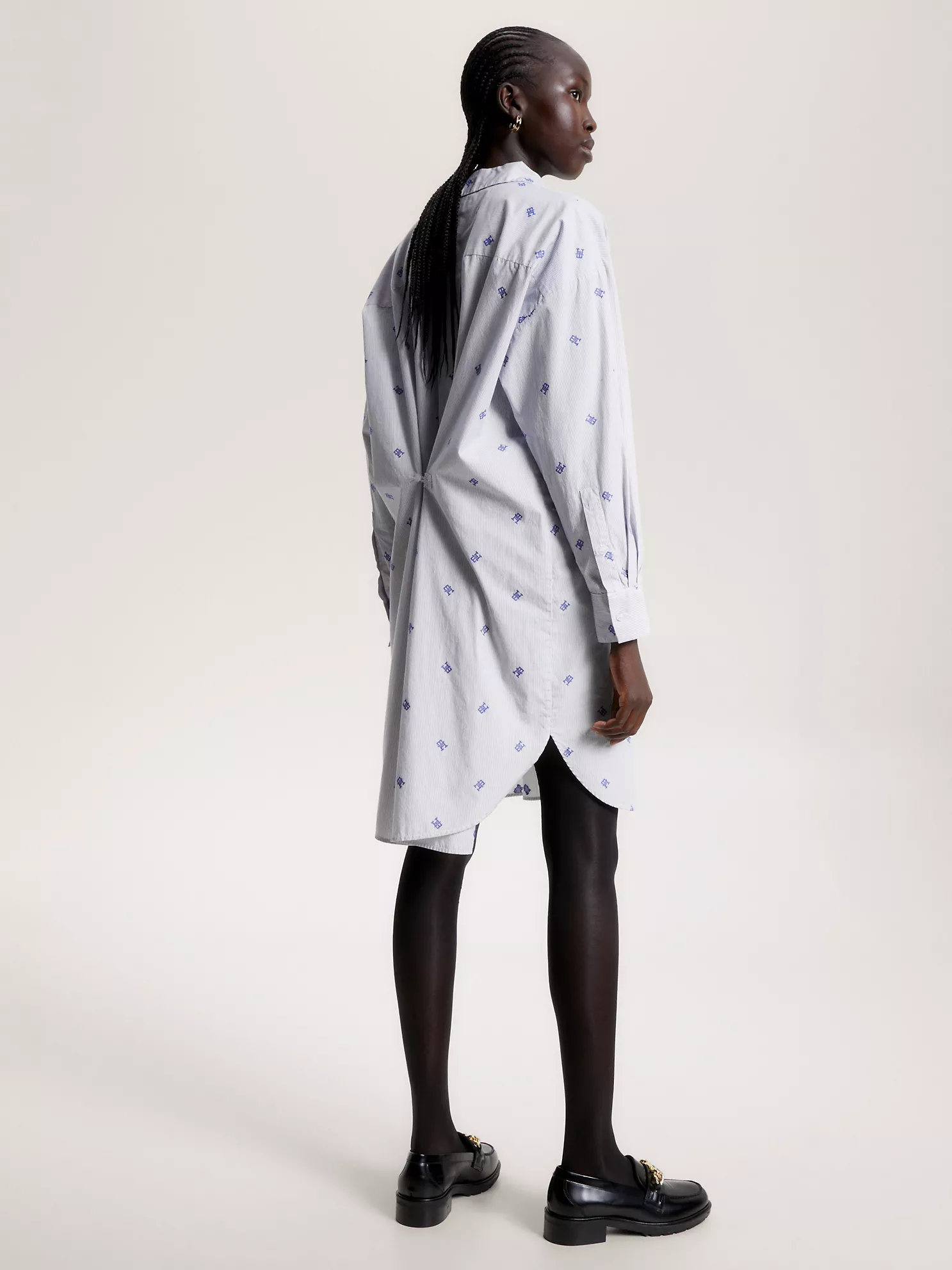 Ithaca Stripe Monogram Shirtdress - Ithaca Stripe/Twilight Lapis 7 Ithaca Stripe Monogram Shirtdress
- Ithaca Stripe/Twilight Lapis