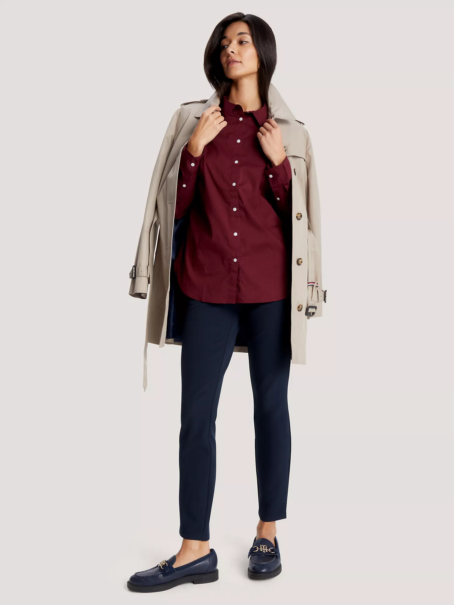Slim Fit Solid Shirt - Deep Rouge 6 Slim Fit Solid Shirt
- Deep Rouge