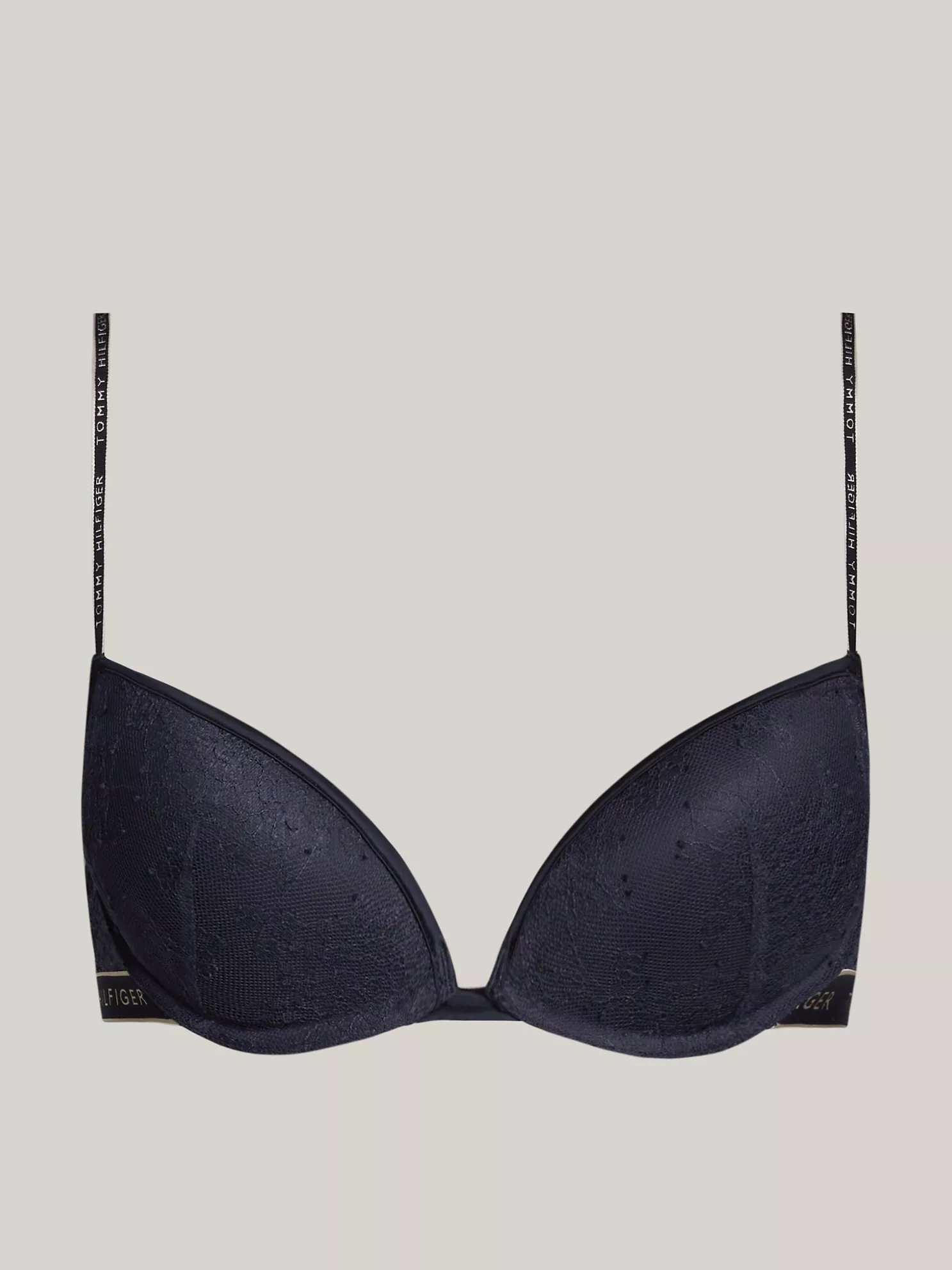 Lace Push-Up Bra - Navy 10 Lace Push-Up Bra
- Navy