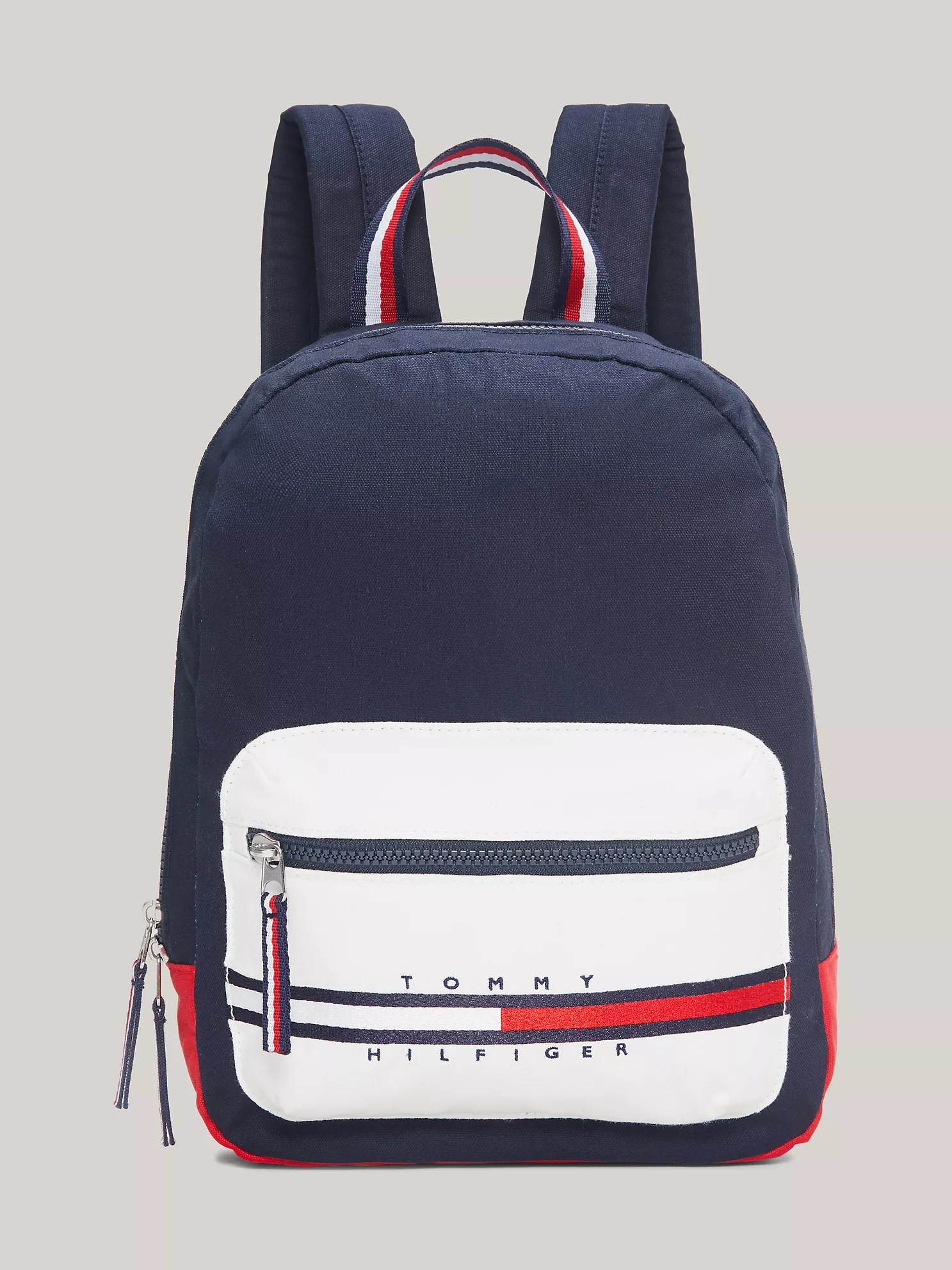 Kids' Flag Stripe Logo Backpack
         - Navy