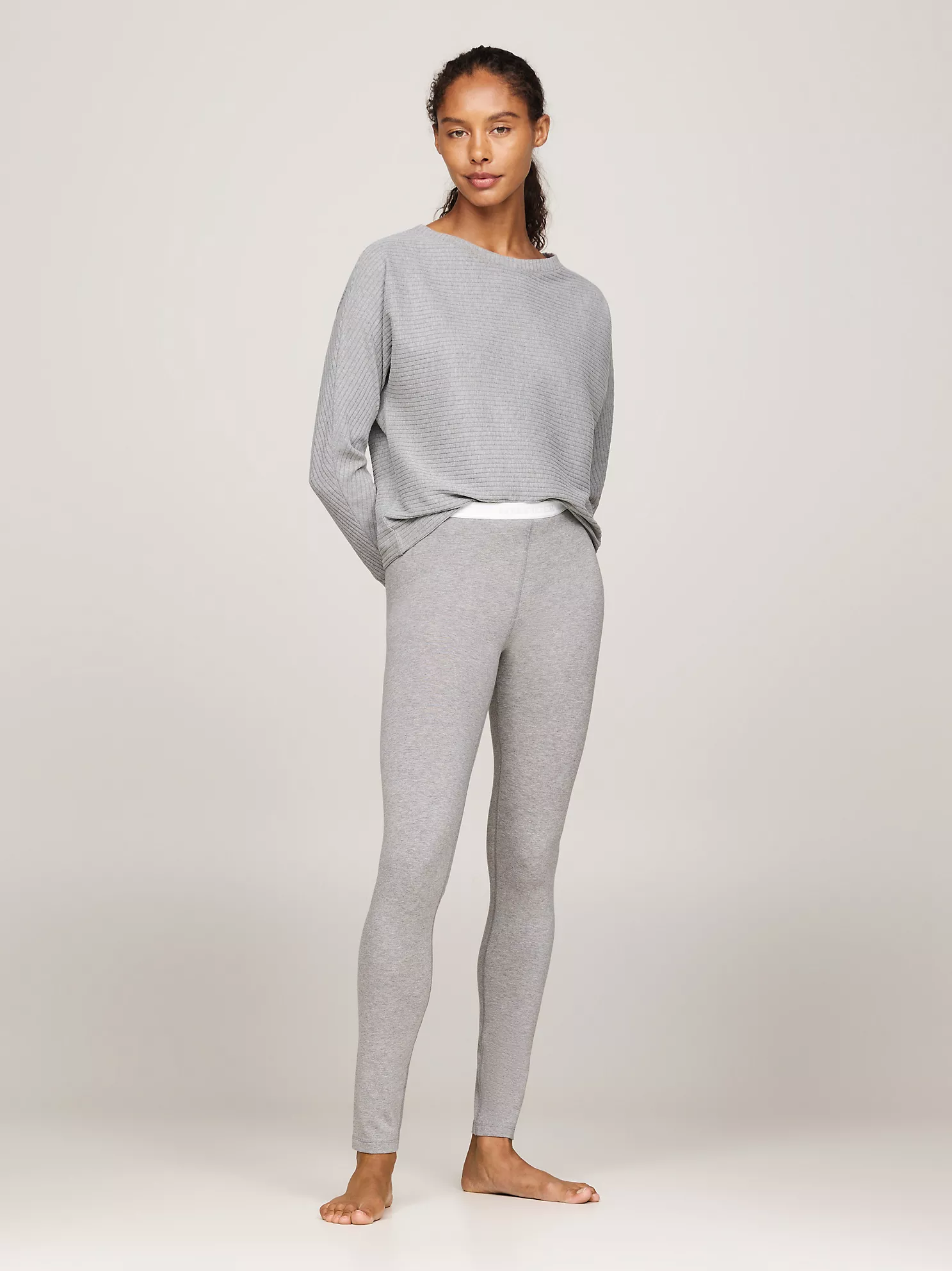 Monotype Logo Lounge Legging - Mid Grey Heather 7 Monotype Logo Lounge Legging
- Mid Grey Heather