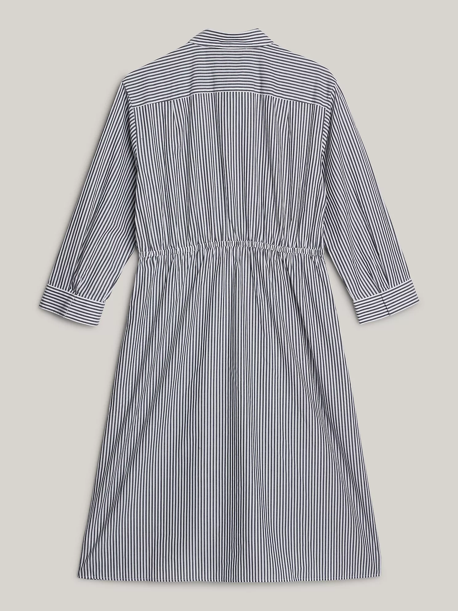 Belted Stripe Midi Shirtdress - Ithaka Stripe/Navy 5 Belted Stripe Midi Shirtdress
- Ithaka Stripe/Navy